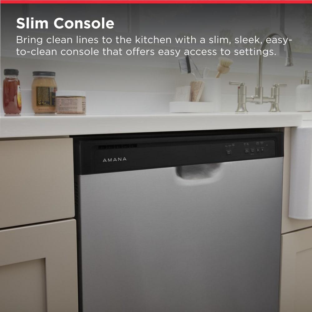 Amana ADB1400AMS Lavavajillas Empotrado con Mando Delantero, 59 dB
