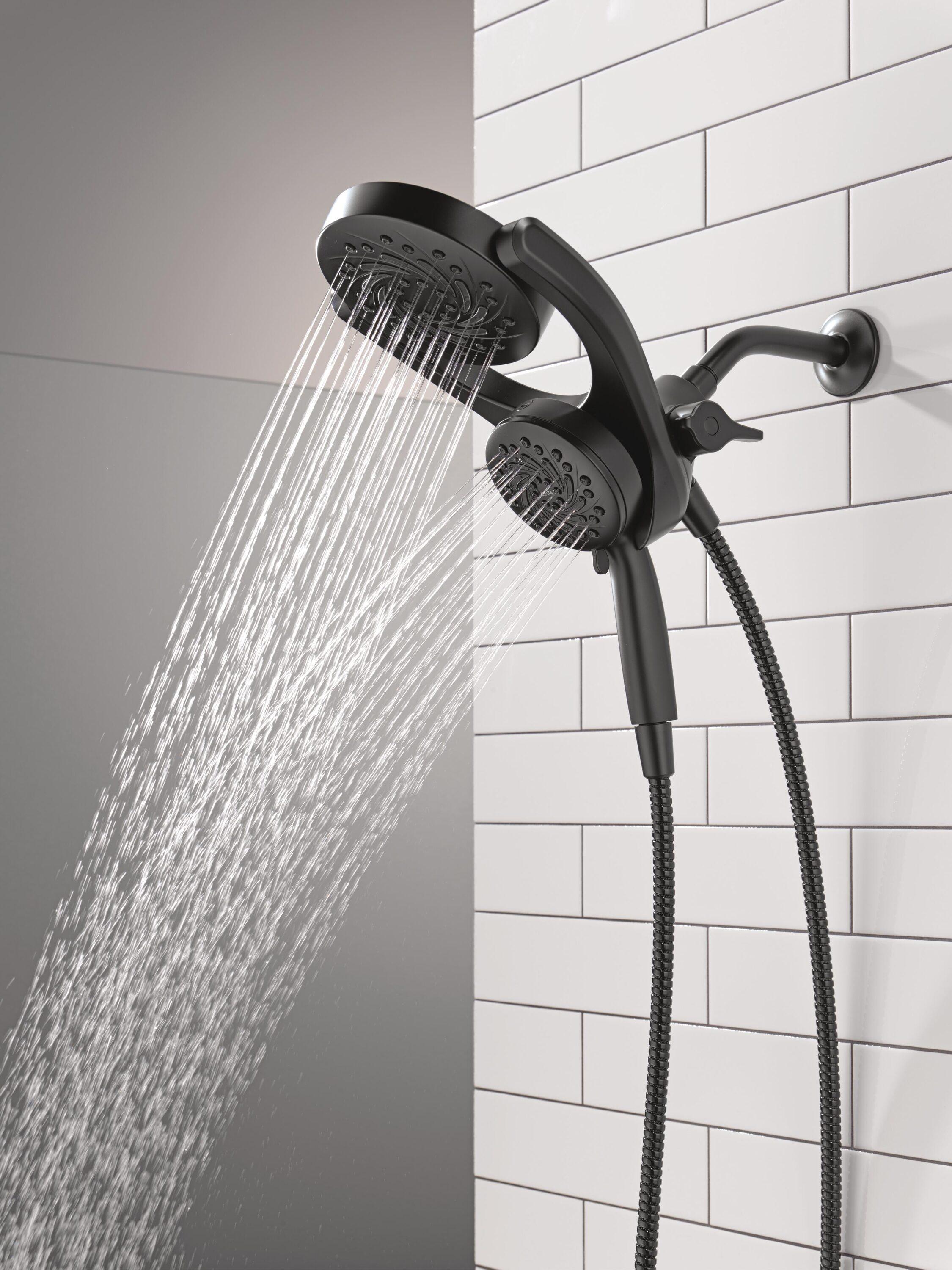 5-Setting HydroRain 2-in-1 Dual Shower Head with ProClean Spray
