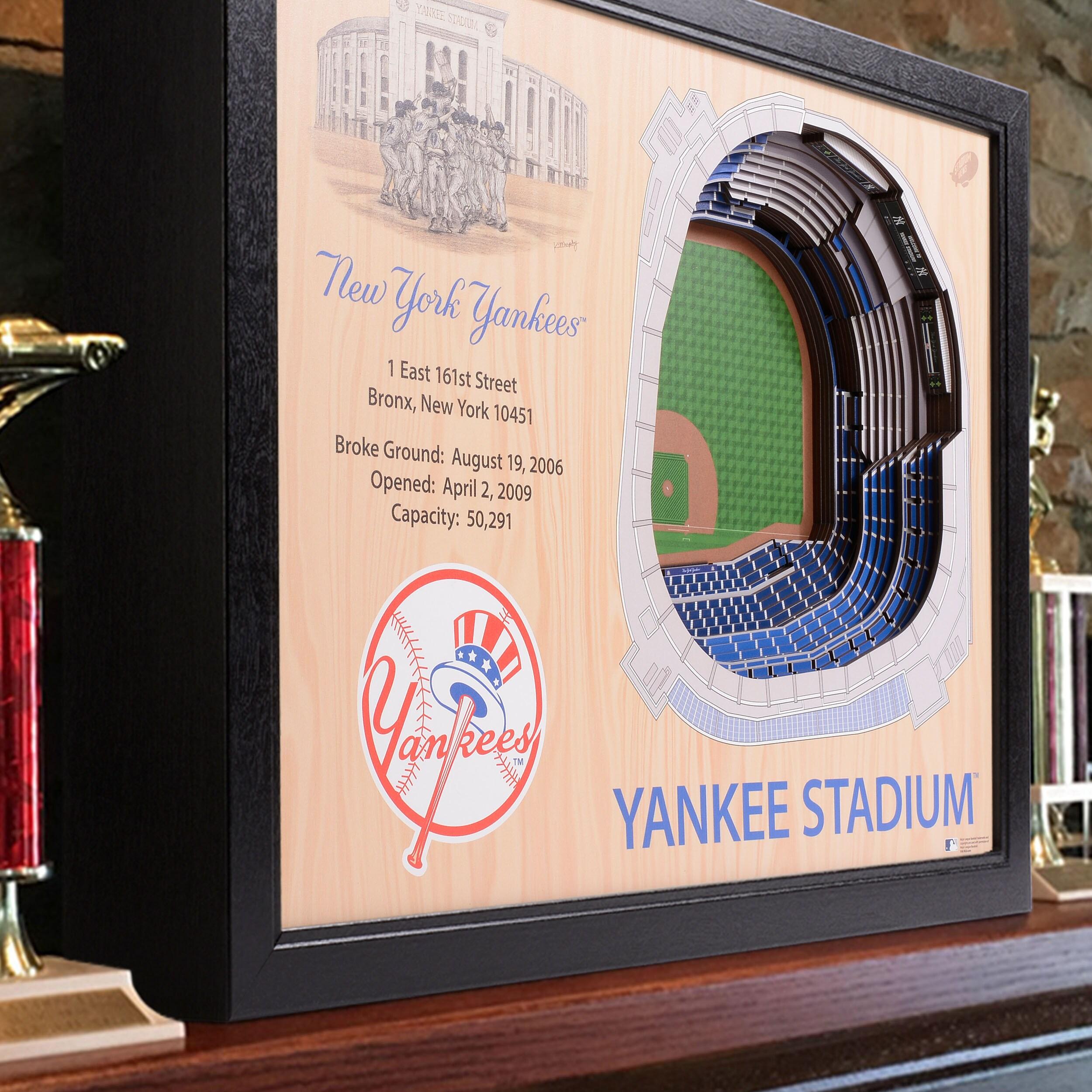YouTheFan MLB 25-Layer StadiumViews 3D Wall Art
