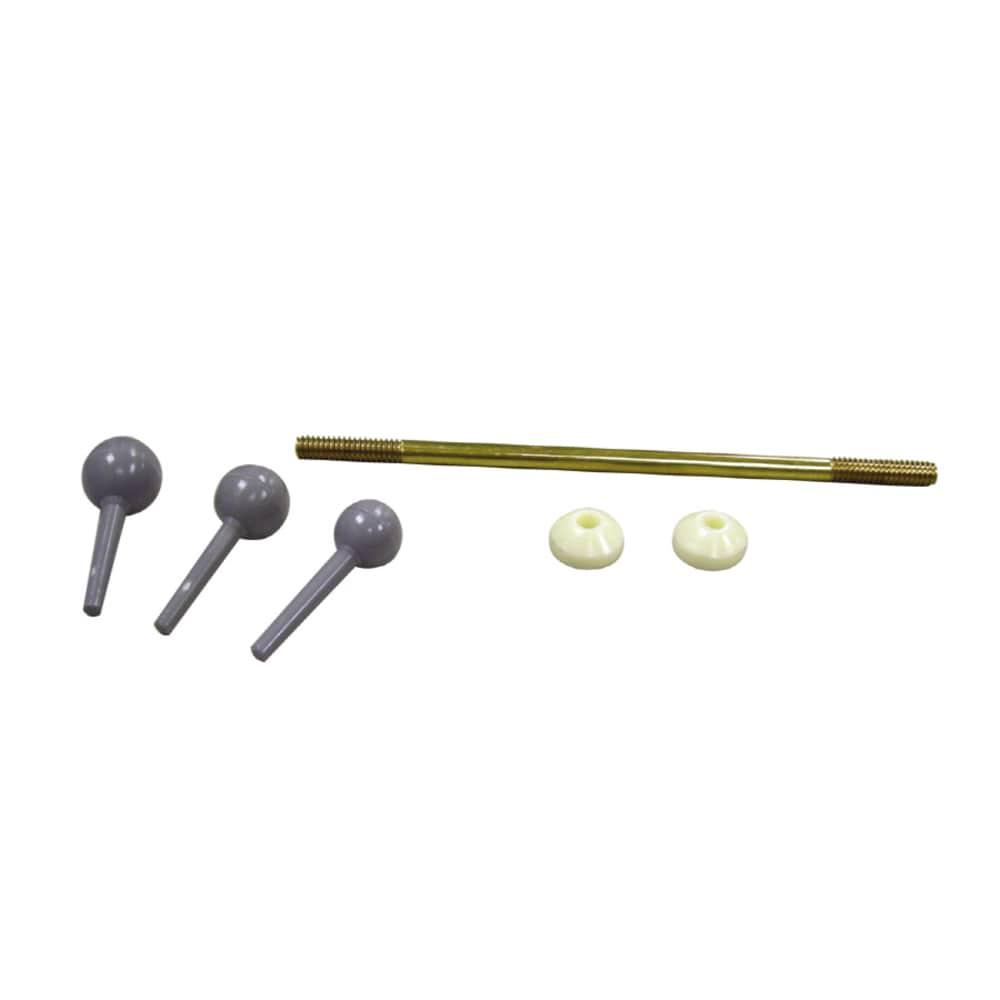 Danco  3/16 in. Dia. Brass  Pop-Up Drain Ball Rod Assembly