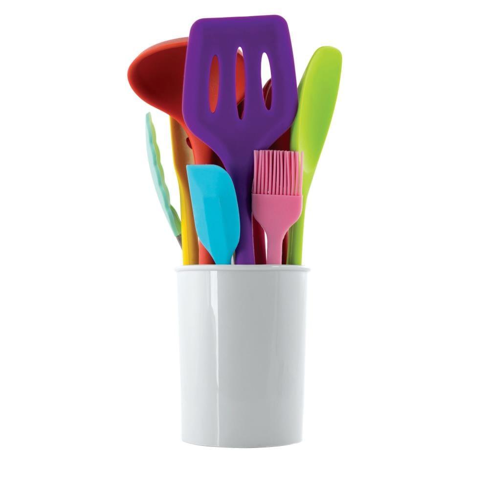 Mega Chef Cooking Utensil Set with Utensil Crock