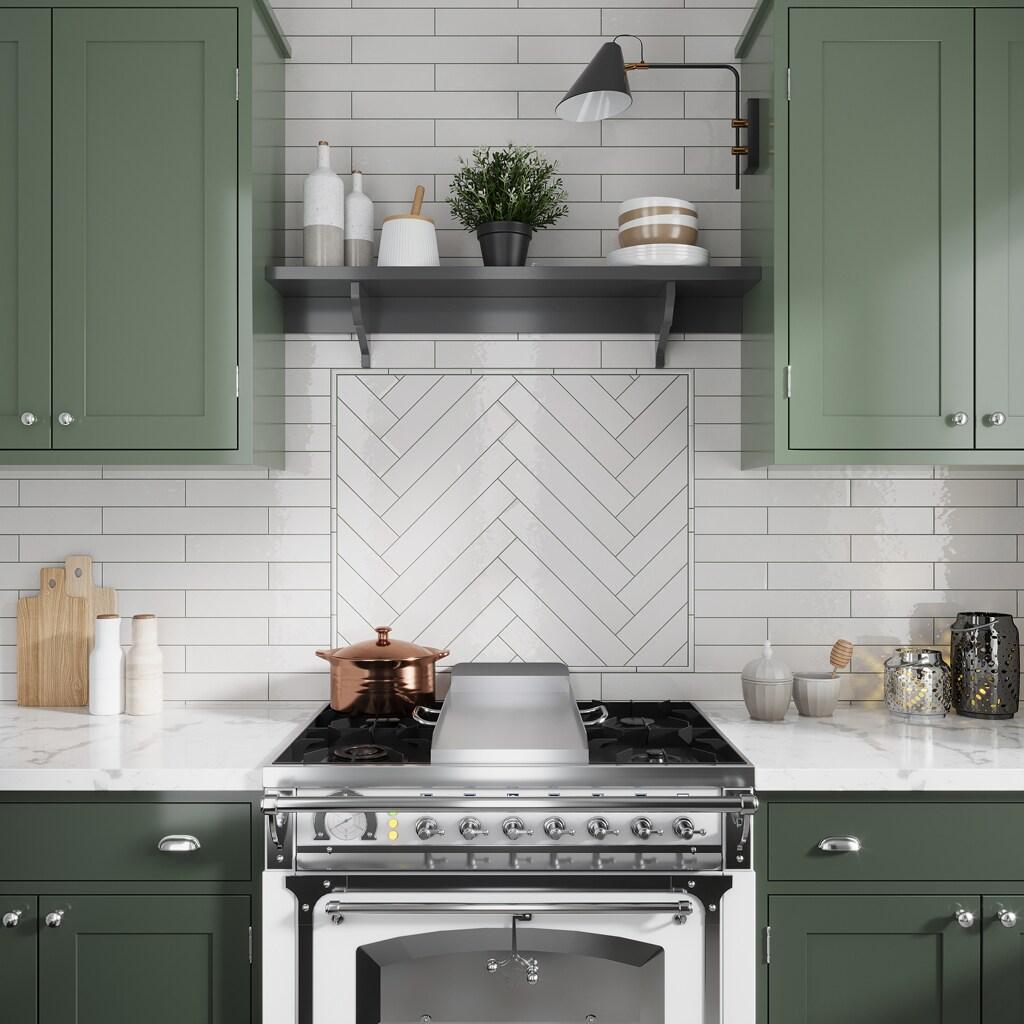 2.56'' W x 15.75'' L Ceramic Subway Singular Tile