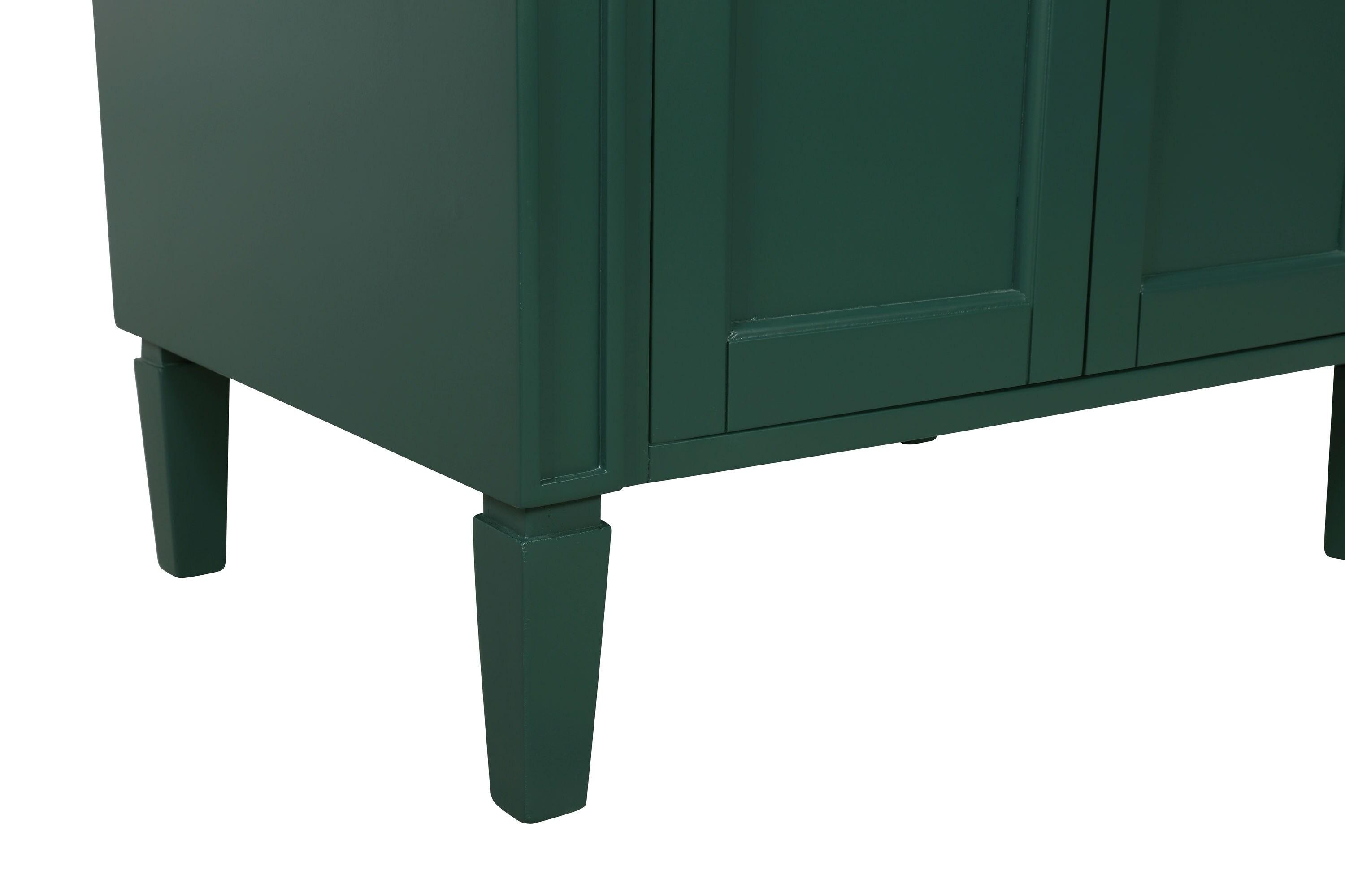 Elegant Decor  30 in. Single Bathroom Vanity in Green