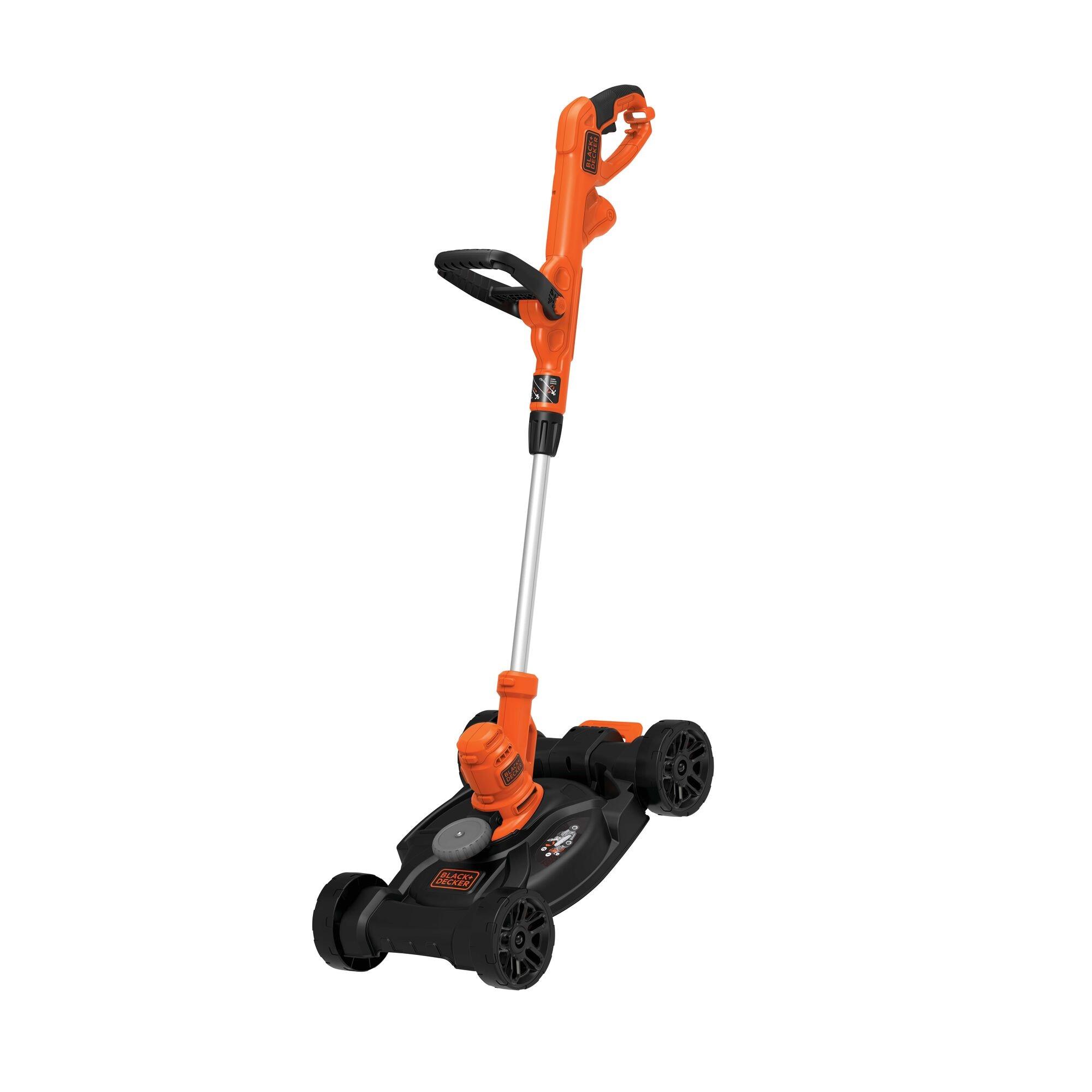 BLACK+DECKER Electric Lawn Mower, String Trimmer, Edger, 3-In-1, Corded, (BESTA512CM)