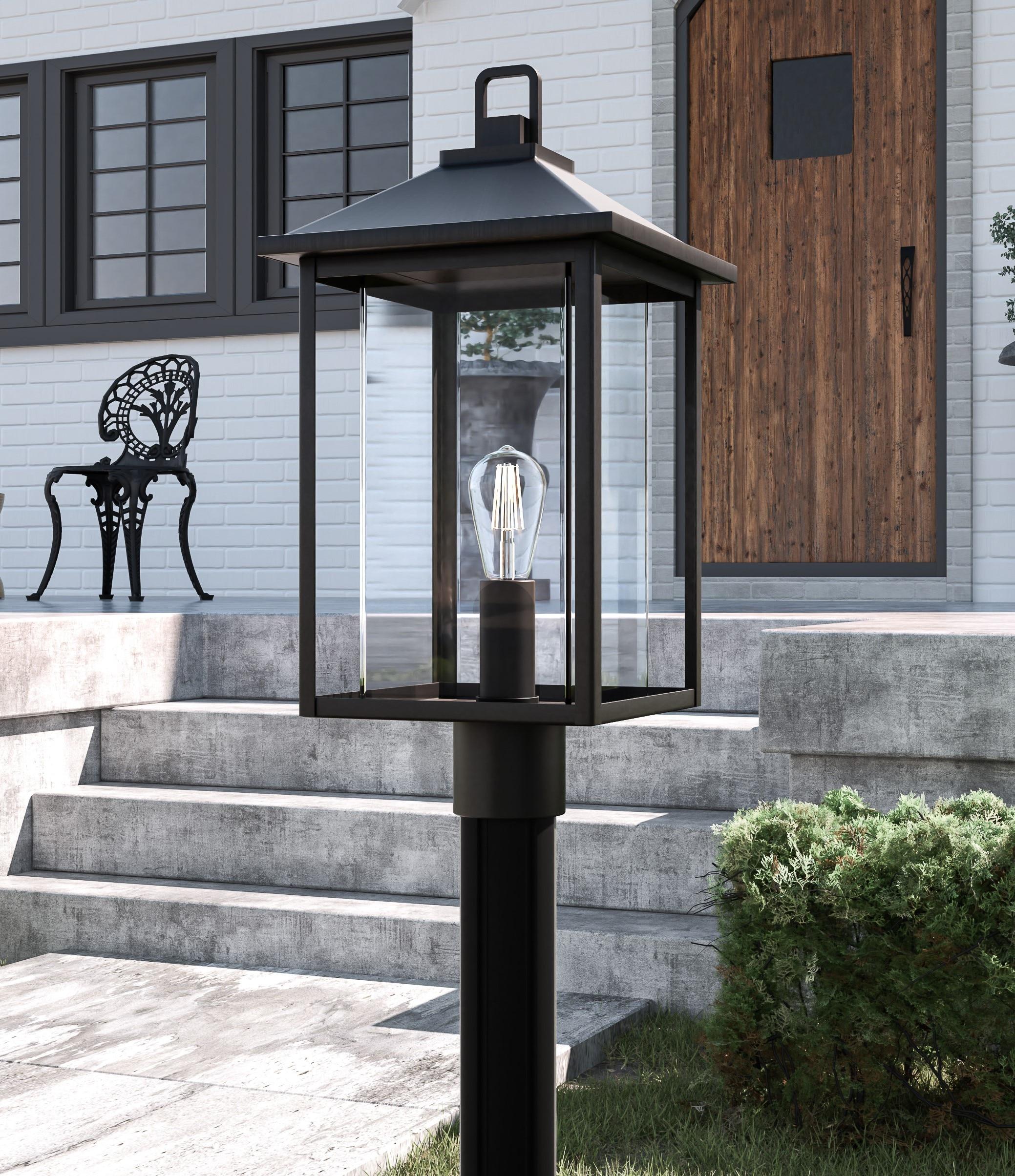 Quoizel Lighting Fletcher 1 - Light Post Light in  Earth Black