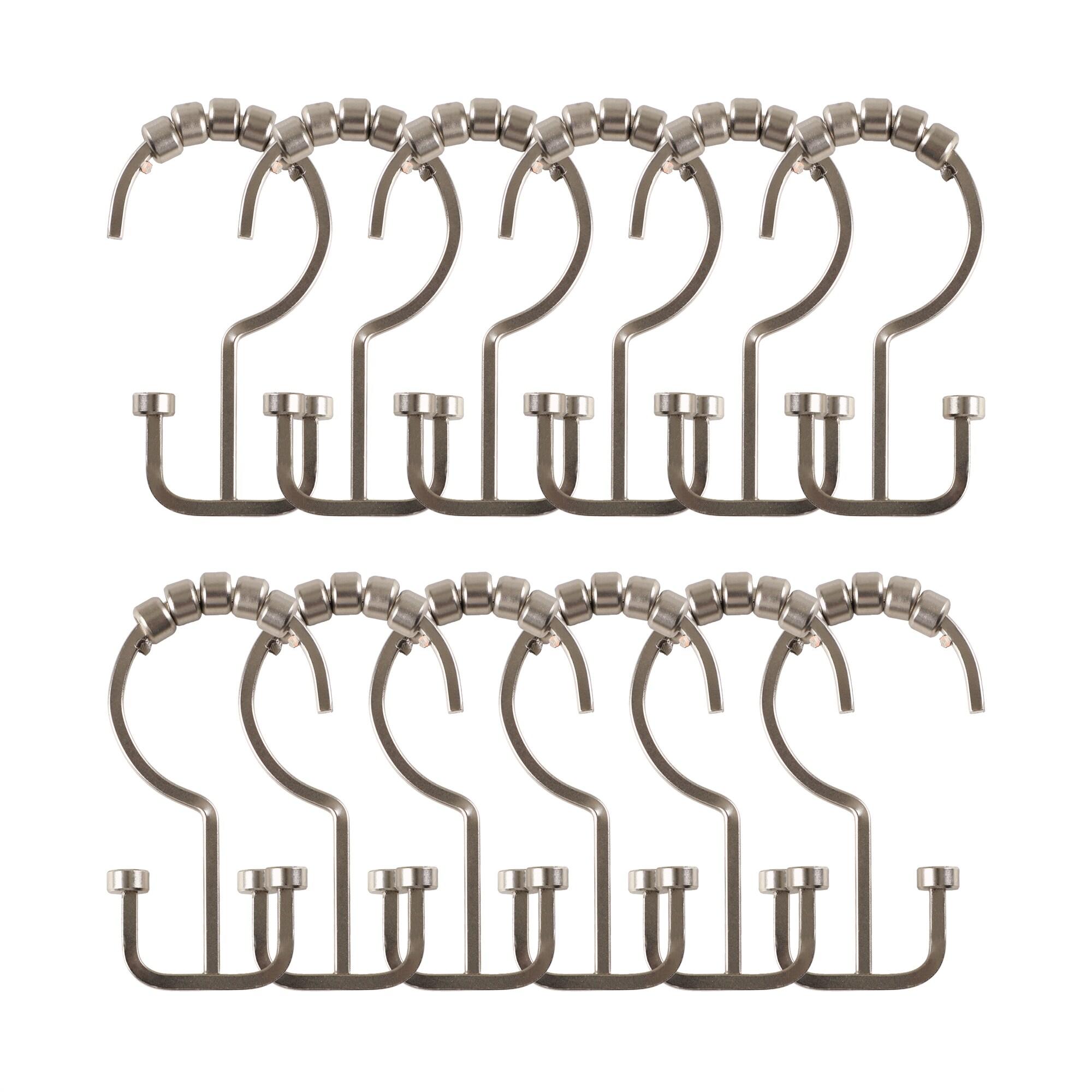 Utopia Alley Deco Steel Shower Curtain Hook (Set of 12)