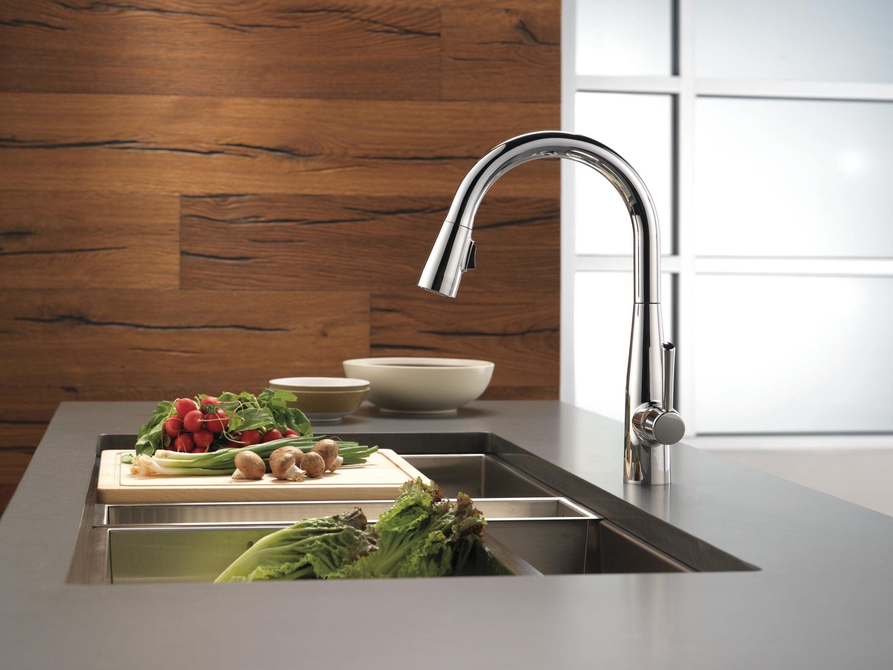 Essa Pull Down Single Handle Kitchen Faucet with MagnaTite® and Diamond Seal Technology