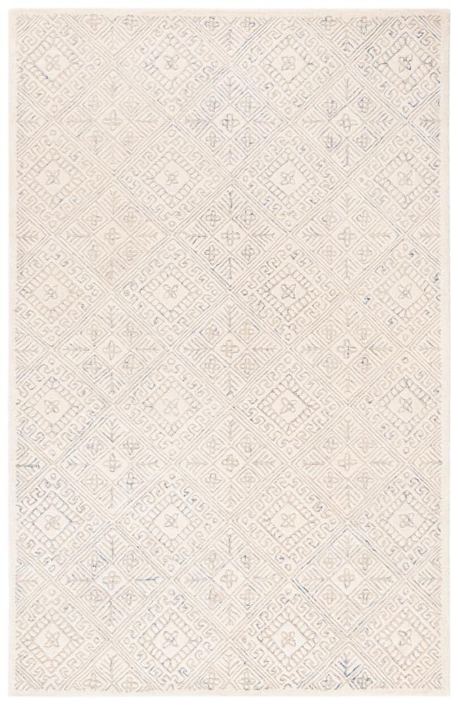 Glamour GLM660 Hand Tufted Indoor Area Rug - Ivory/Beige - 4'x6' - Safavieh