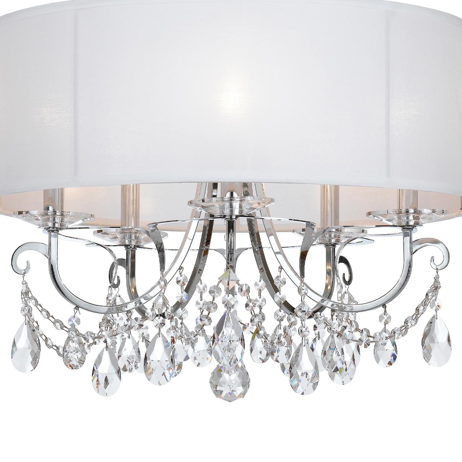 Crystorama Lighting Othello 5 - Light Chandelier in  Polished Chrome