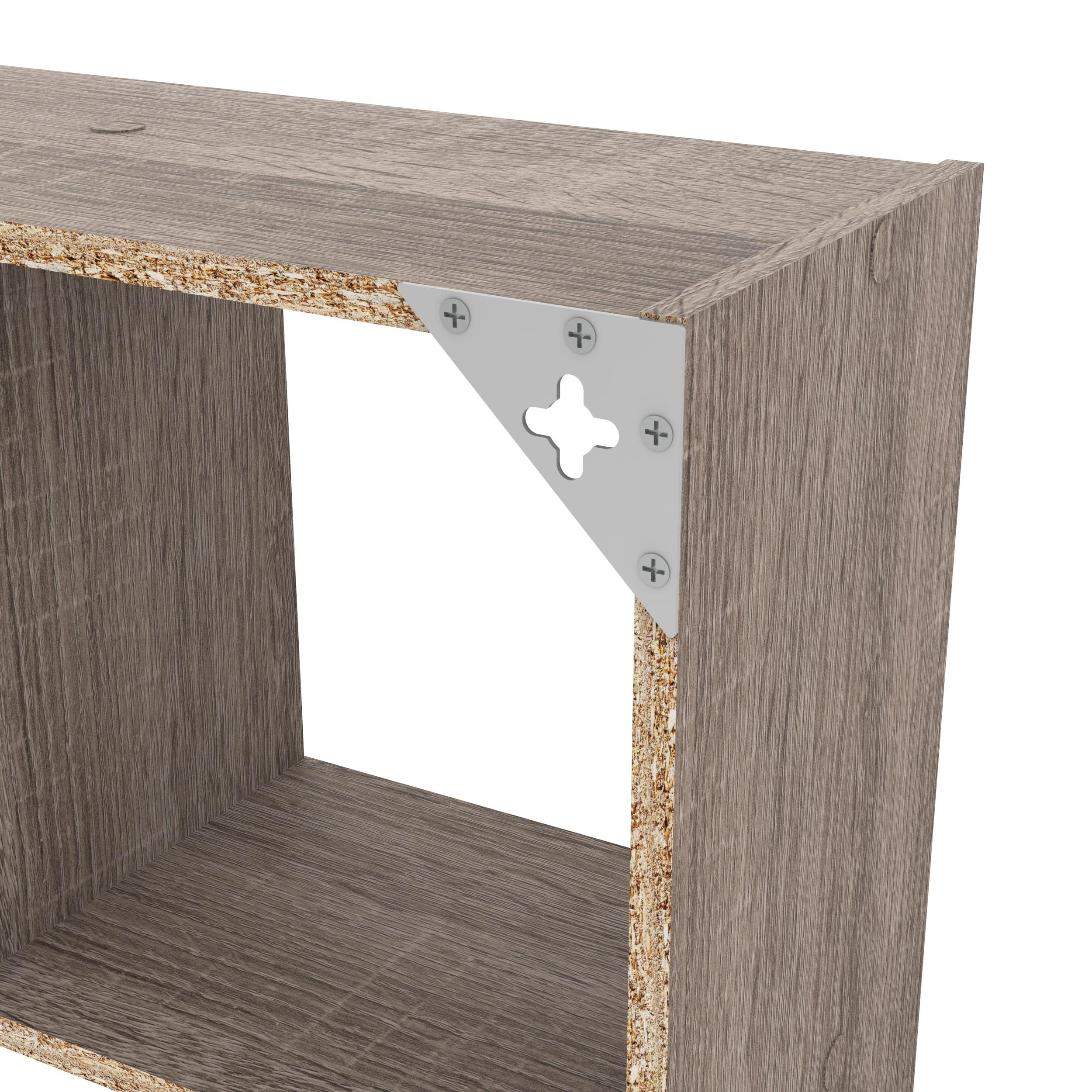 Mini 6-Cube Desktop or Wall Mounted Bookcase