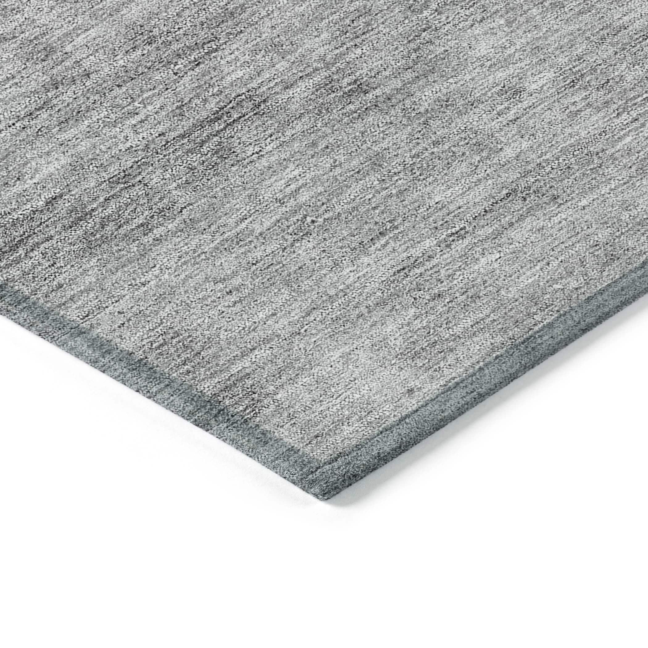 Addison Rugs Chantille ACN668 Charcoal 2'3" x 7'6" Indoor Outdoor Hallway Runner Rug, Easy Clean, Machine Washable, Non Shedding, Kitchen Area Carpet for Bathroom, Patio, Laundry and Bedroom Rug