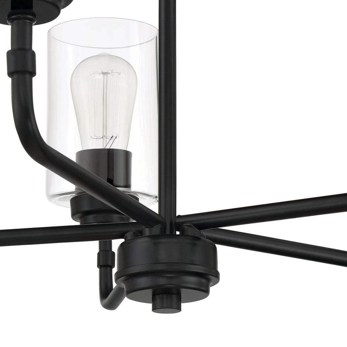 Craftmade Lighting Stowe 5 - Light Chandelier in  Flat Black