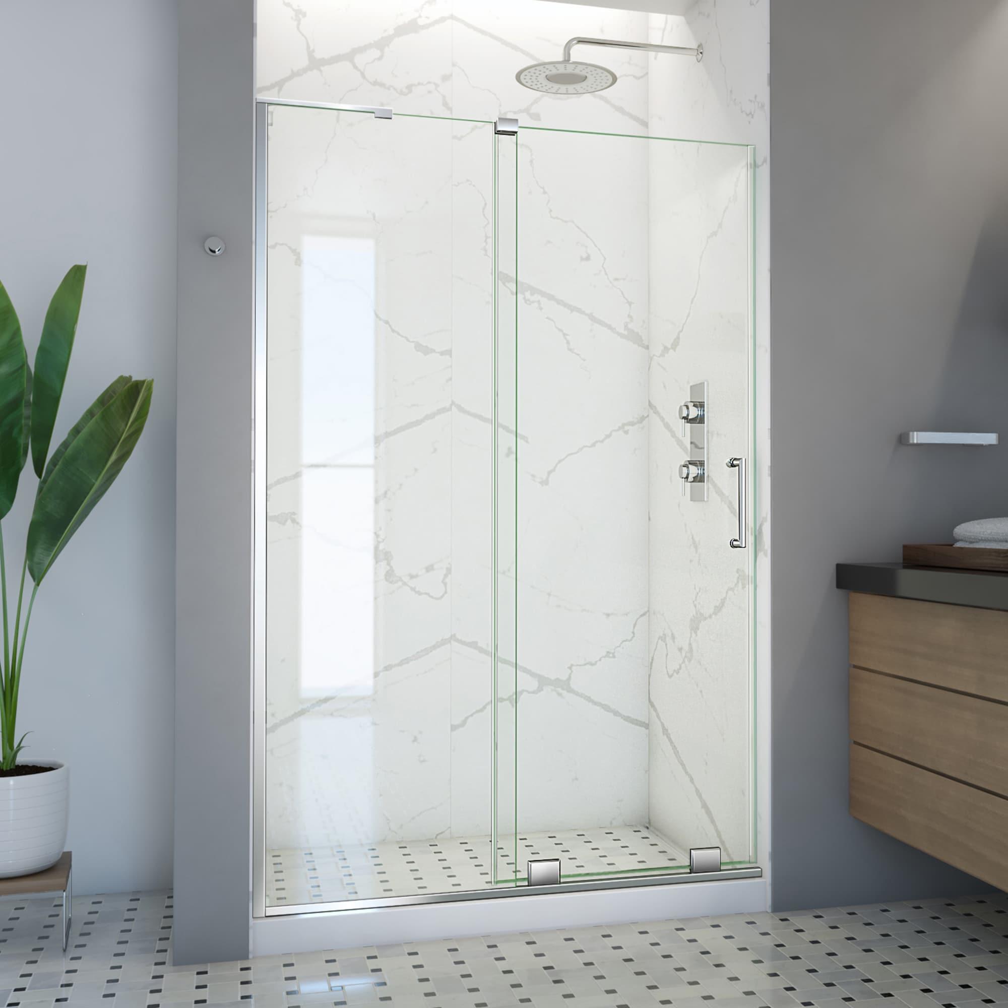 DreamLine Mirage-X 44 - 48 inch W x 71 inch H Frameless Sliding Shower Door