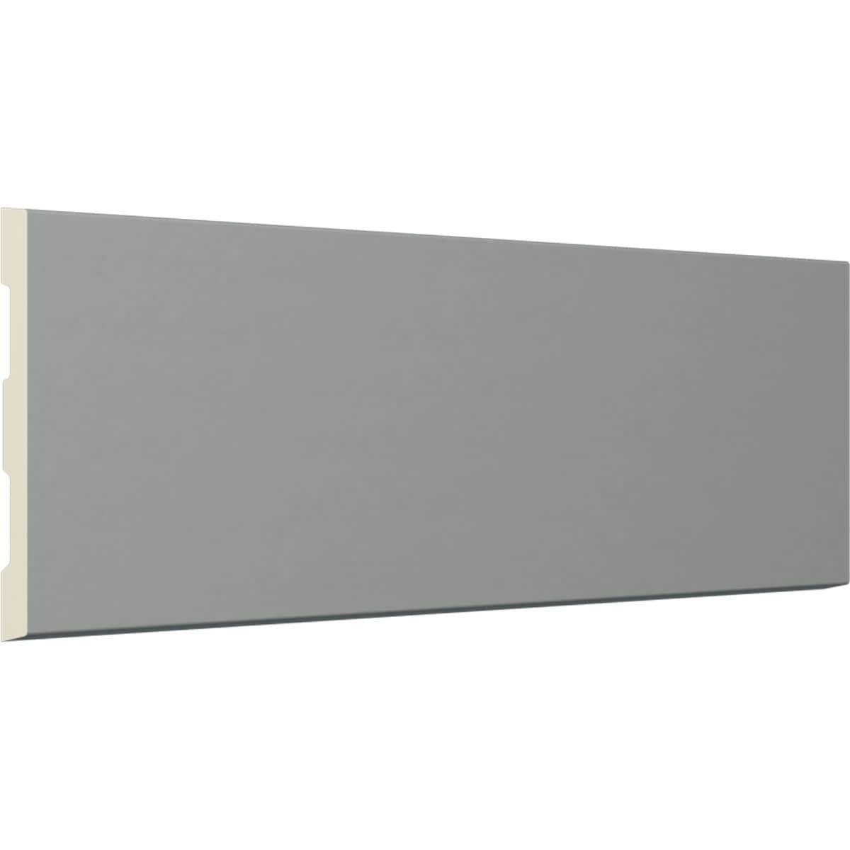 Ekena Millwork 7.5'' H x 78.75'' W x 0.75'' D Urethane Flat Trim