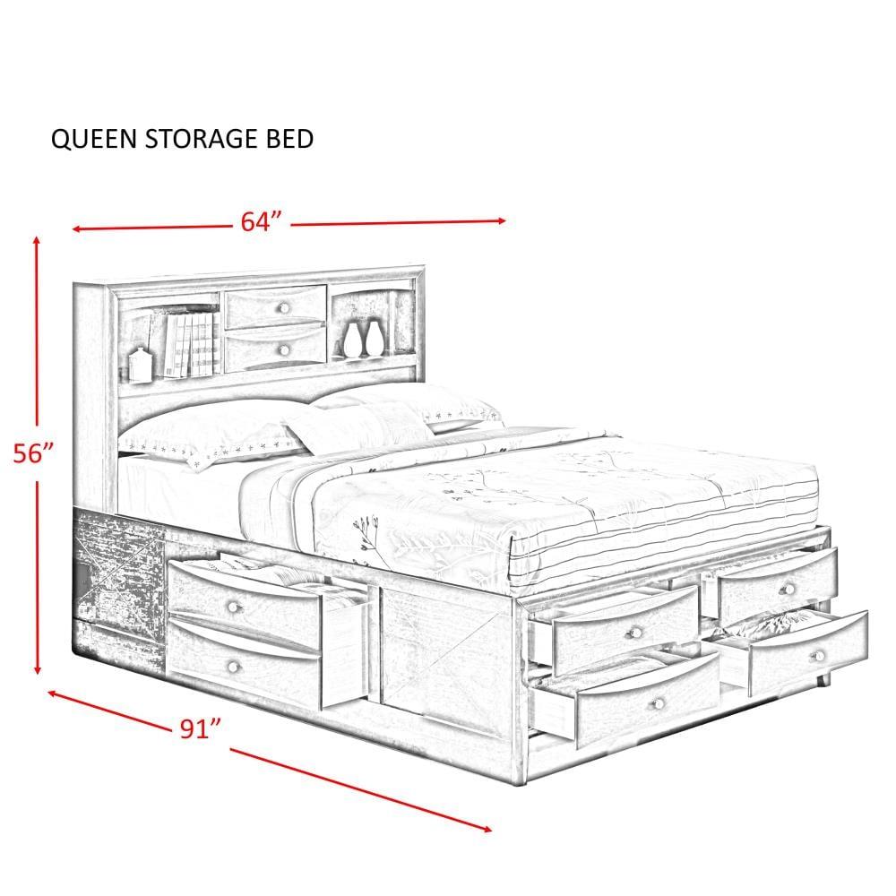 Picket House Furnishings Madison Queen Storage Bed