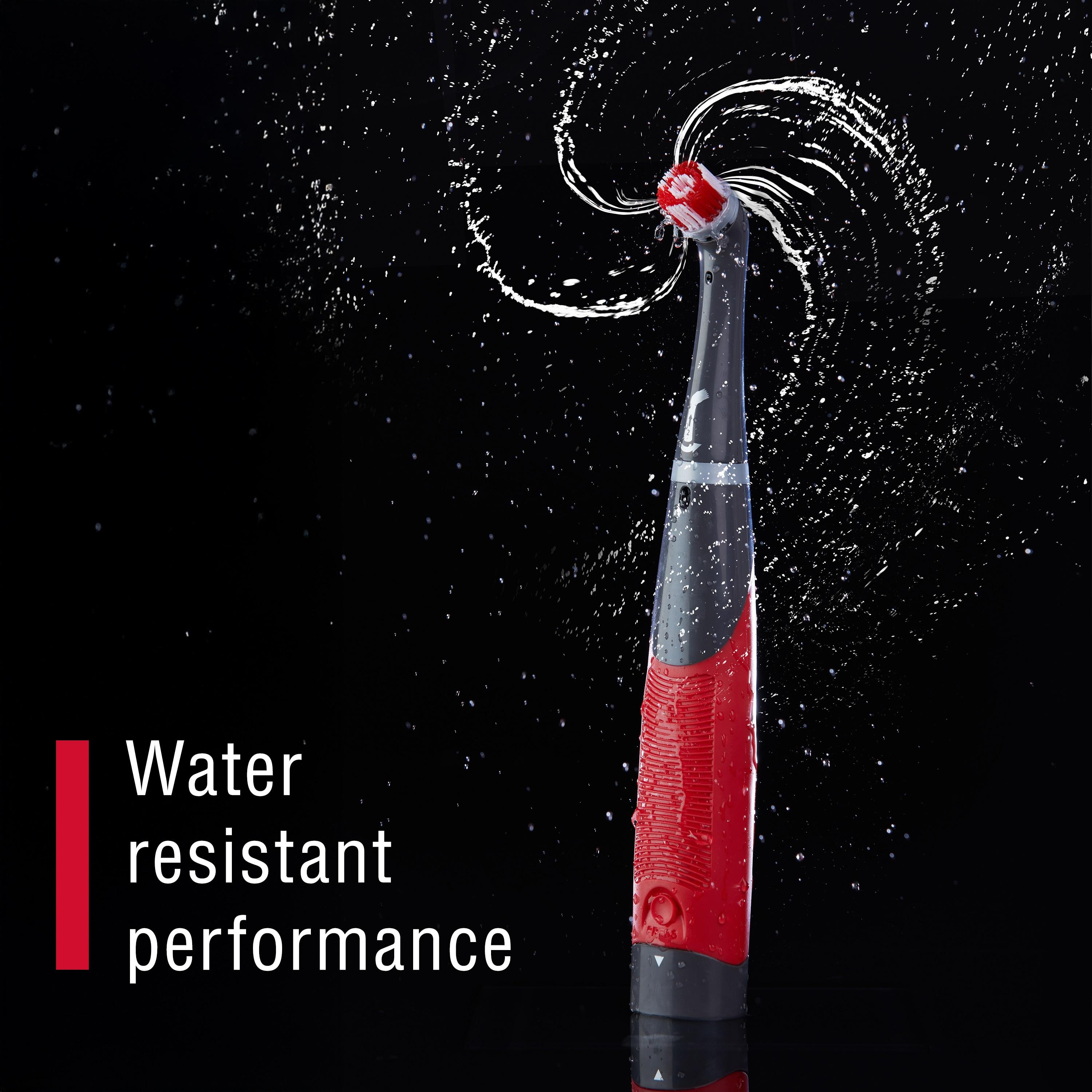 Rubbermaid Power Scrubber with 1 All-Purpose Scrubbing Head and 1 Grout Scrubbing Head