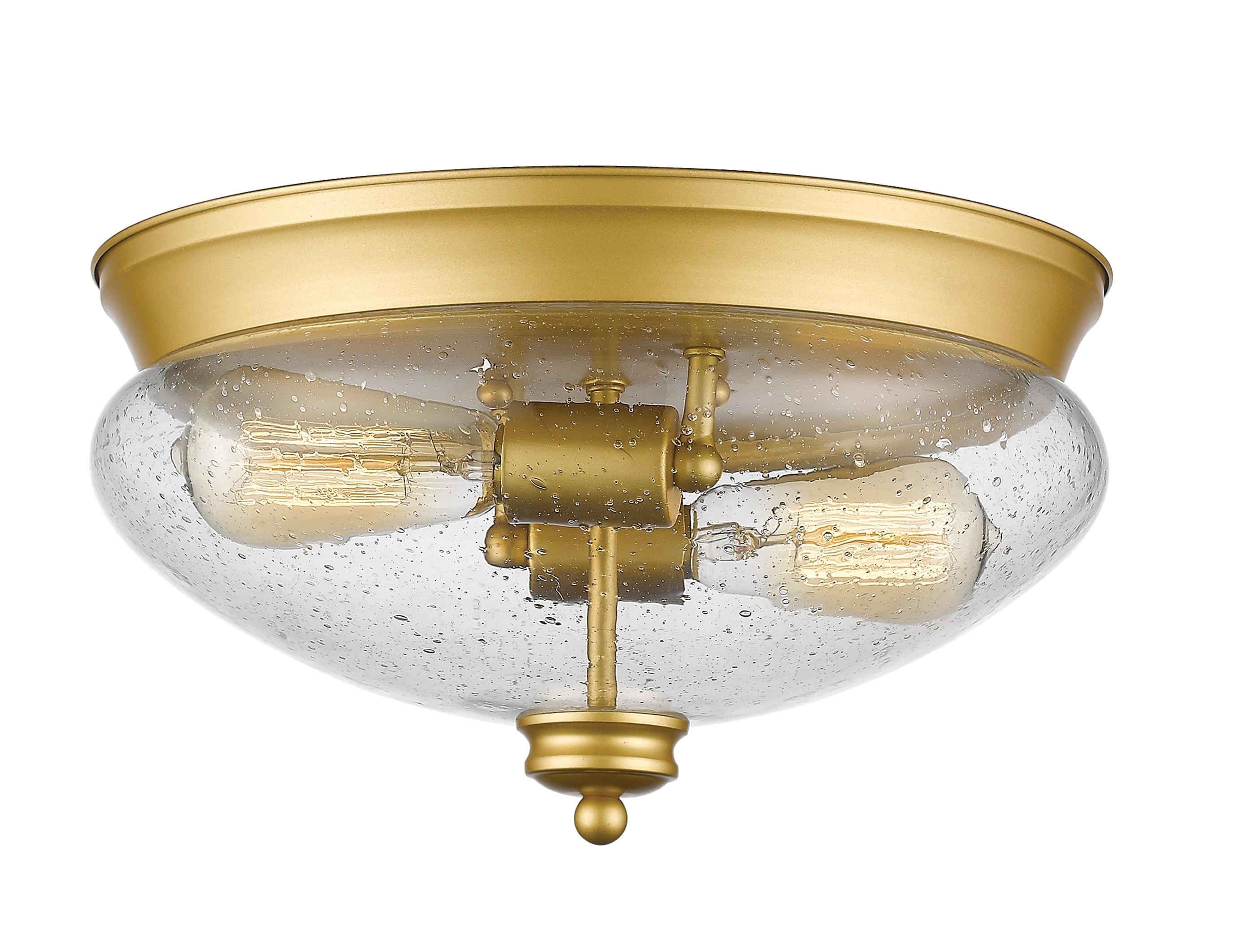 Z-Lite - Amon - 2 Light Flush Mount in Traditional Style - 13 Inches Wide by 7.5