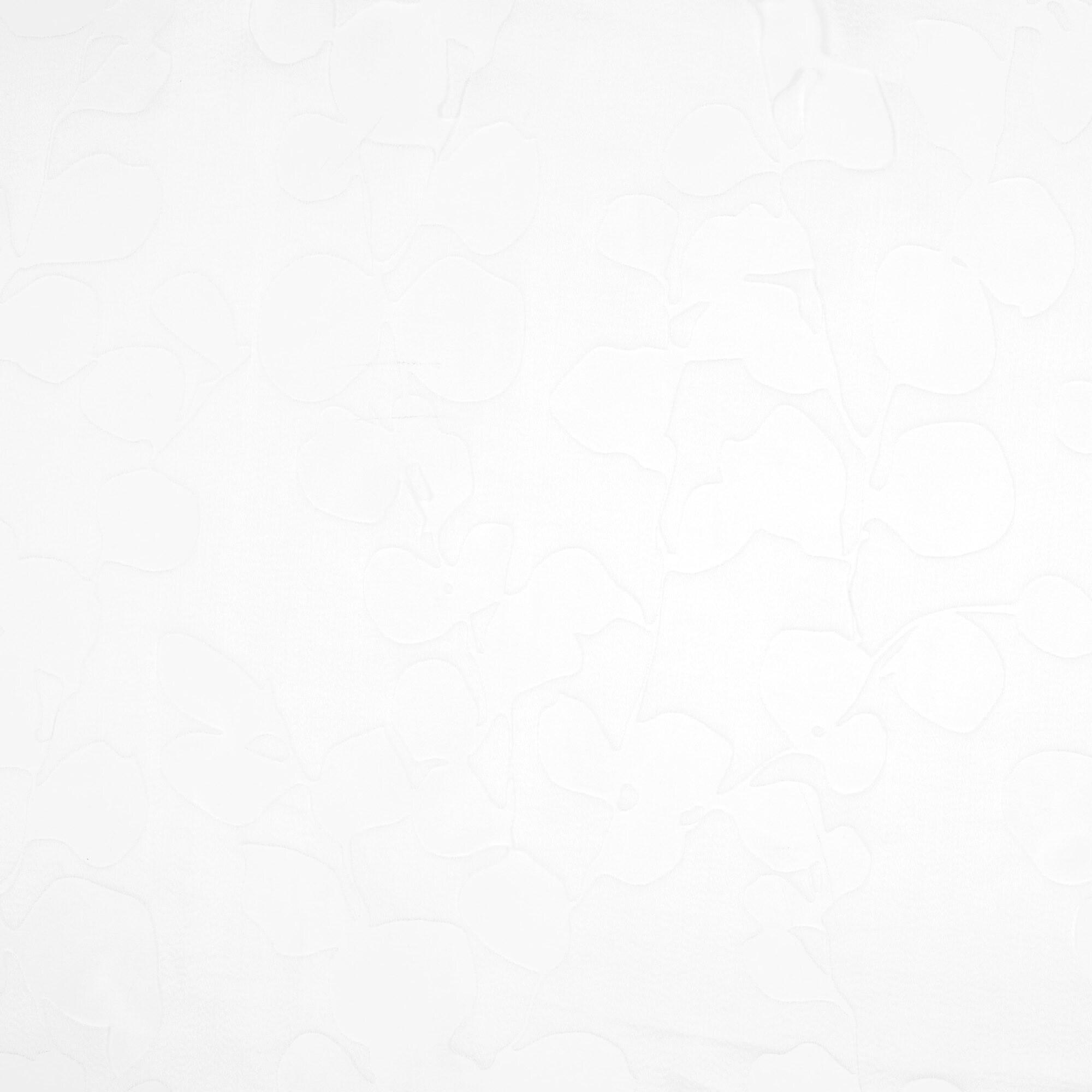 96"x54" Wilshire Back Tab Sheer Window Curtain Panels White - Exclusive Home: Polyester, Botanical Pattern, 2 Panels