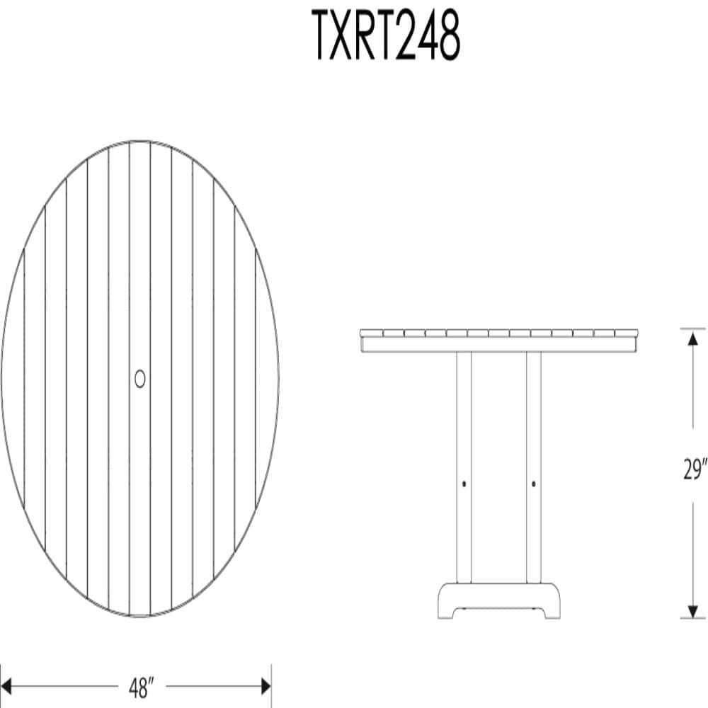 Monterey Bay Round Dining Table