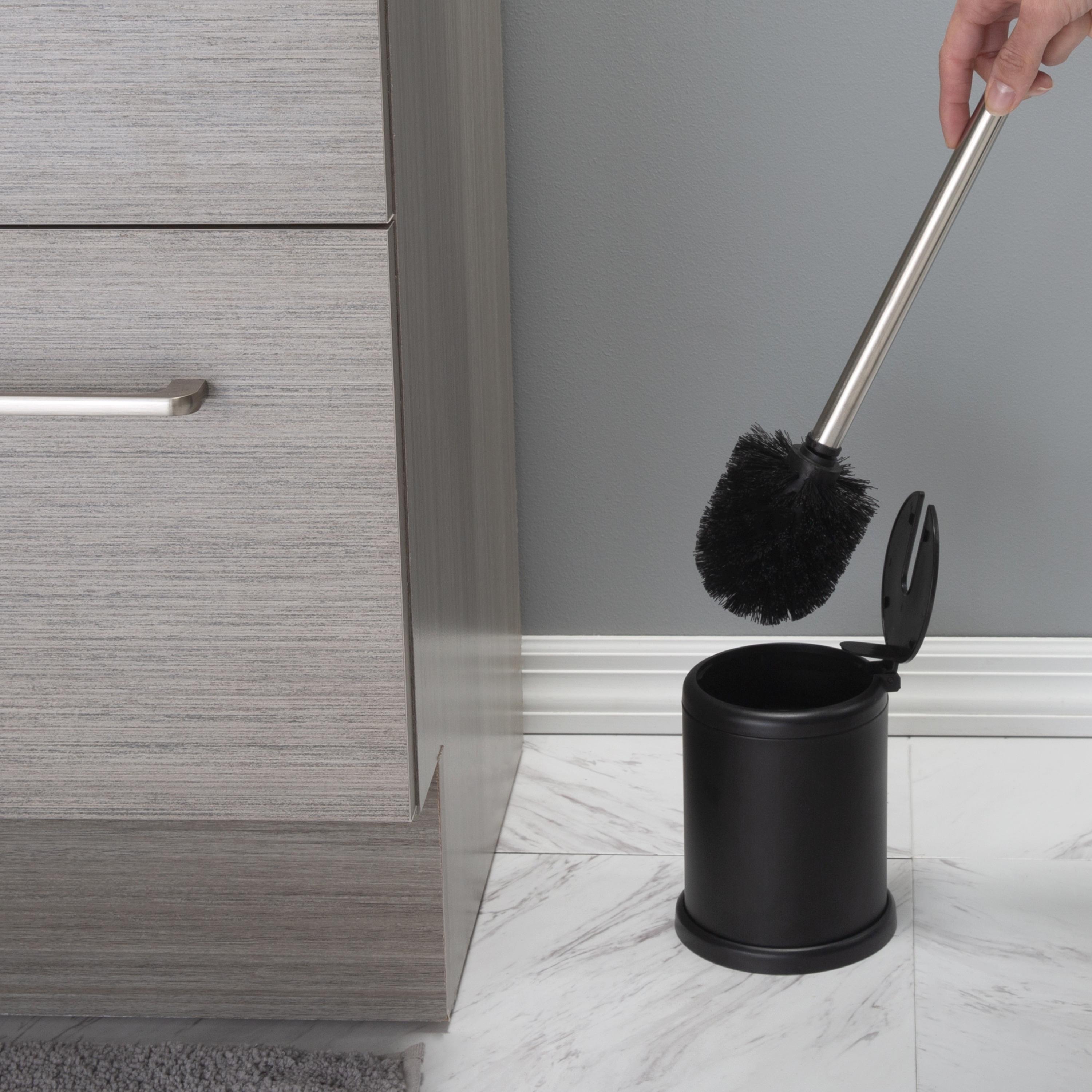 Bath Bliss Bath Bliss Metal Toilet Brush And Holder