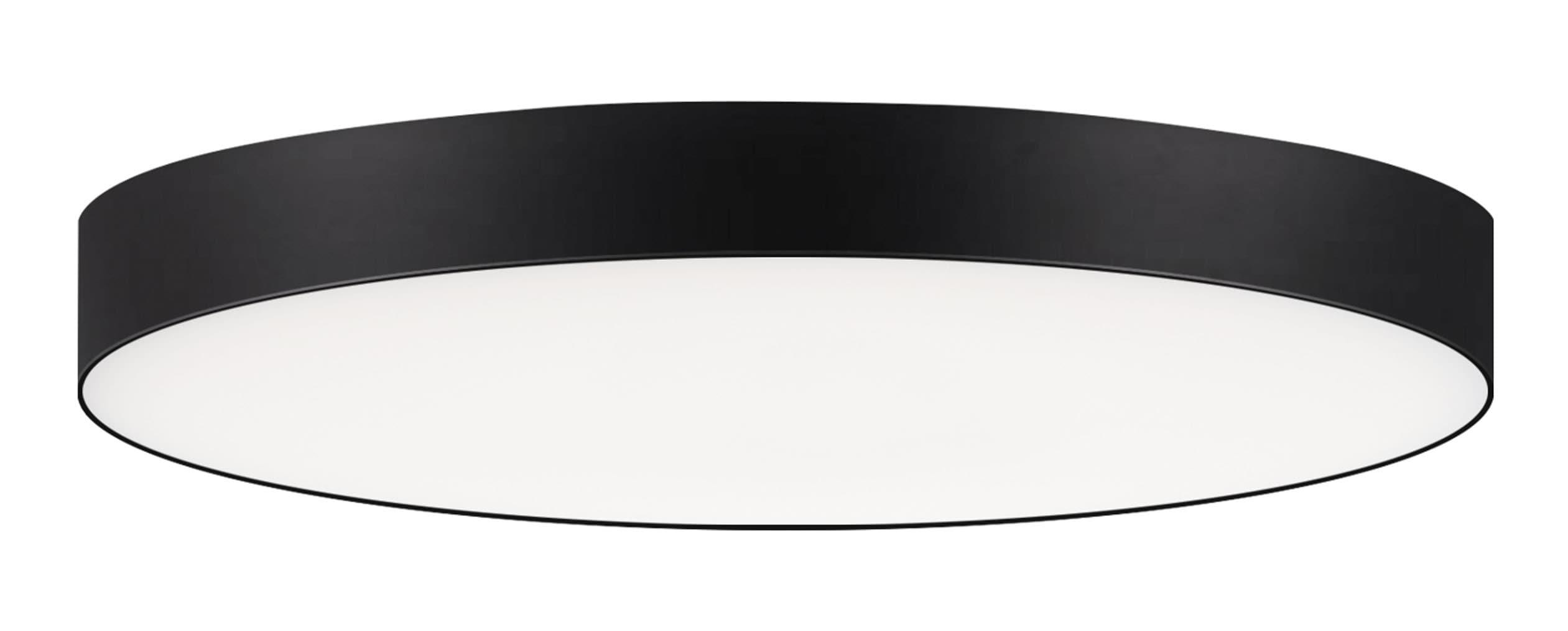 Maxim 57662Wt Trim 7" Wide Integrated Led Flush Mount Ceiling Fixture - Black