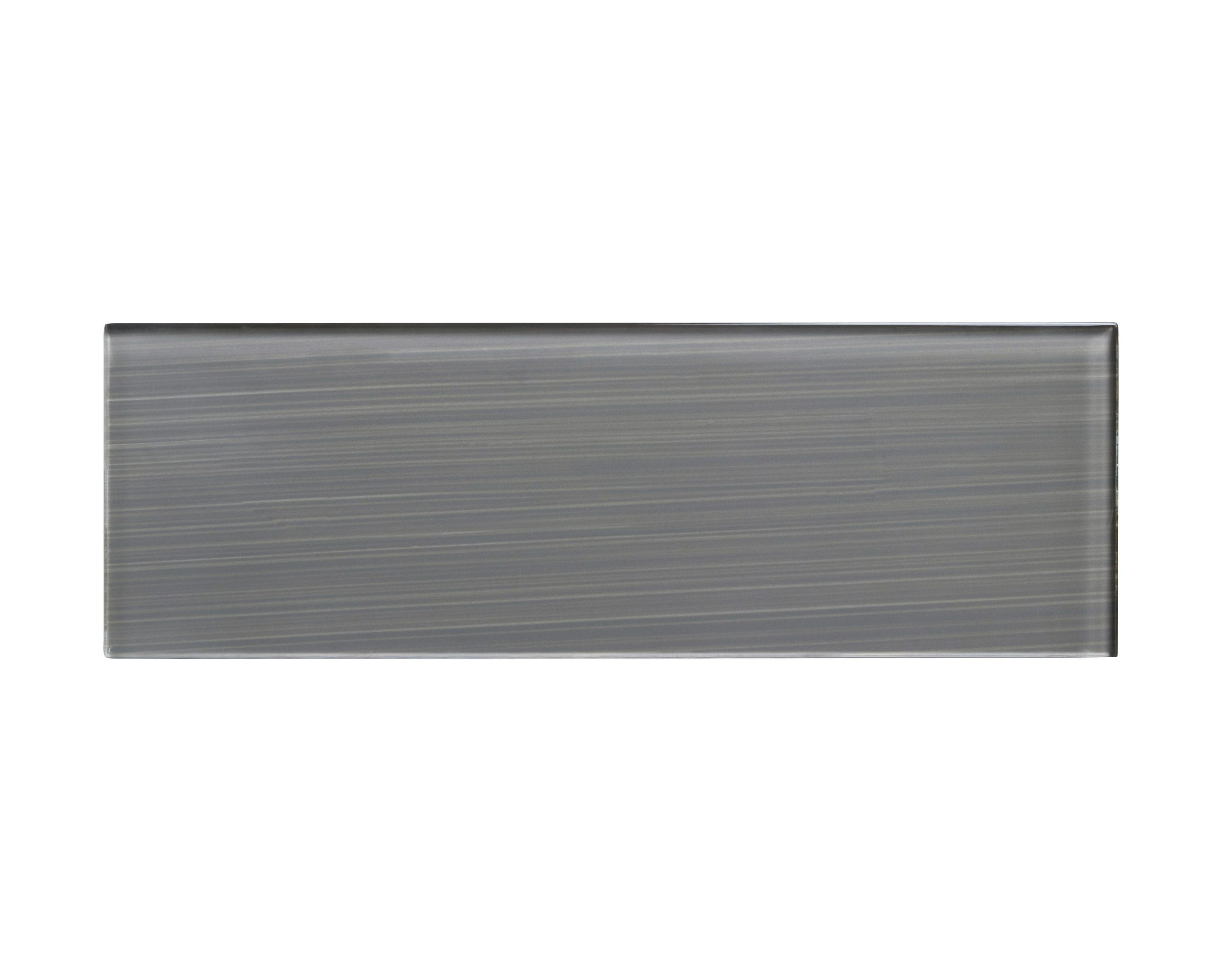 Premium Hand Painted 4" x 12" Straight Edge Glass Subway Tile