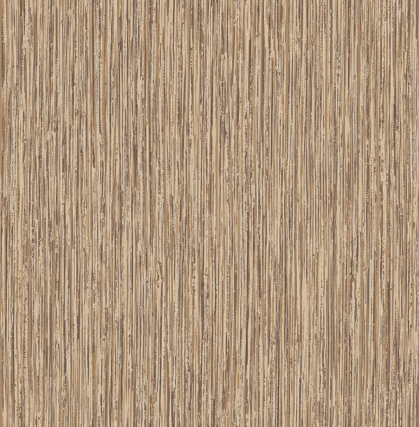 Fine Decor Kofi Brown Faux Grasscloth Wallpaper