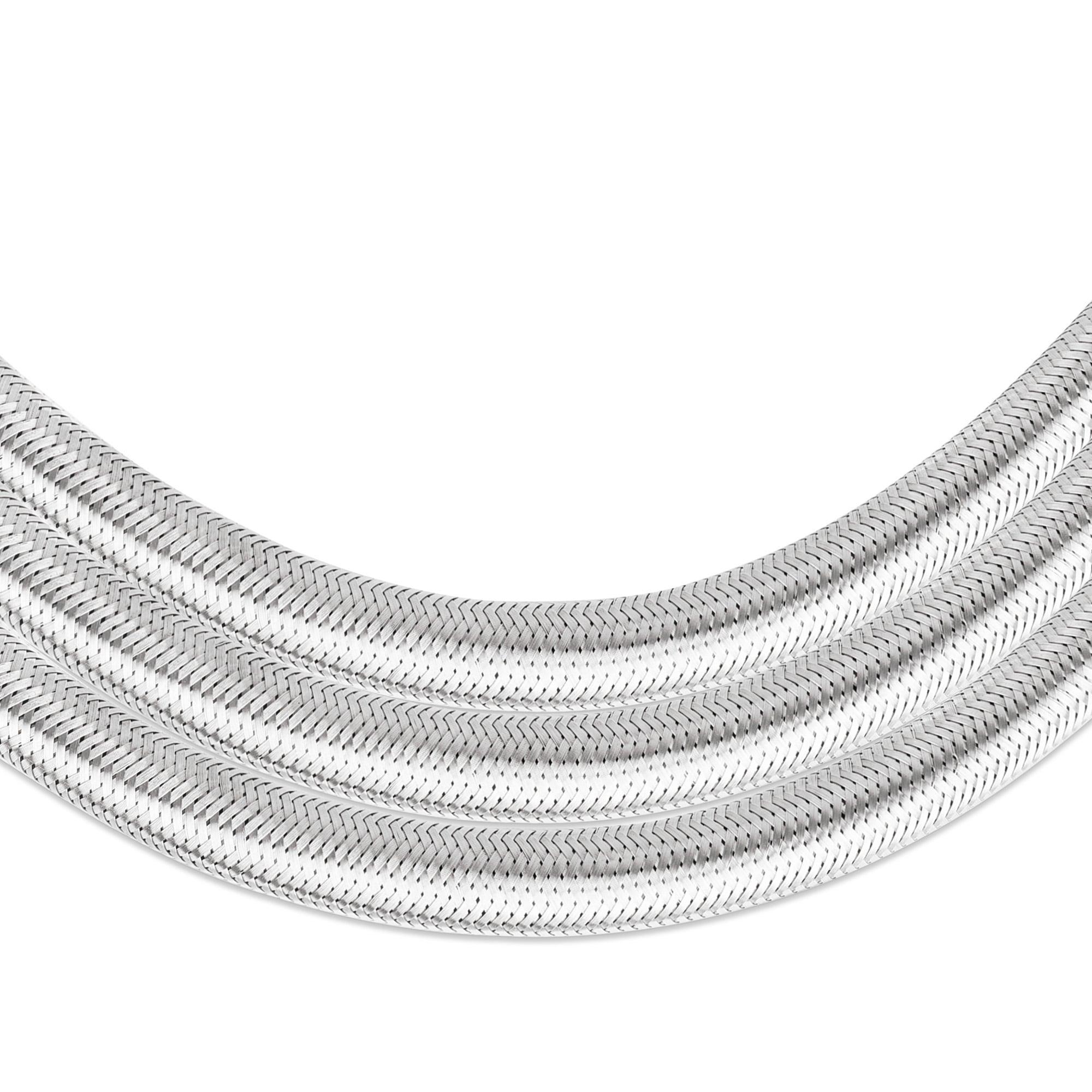 Empava 2pcs 1/4” NPT Pigtail Propane Stainless Braided Hose- CSA Certified ,EMPV-12EH42