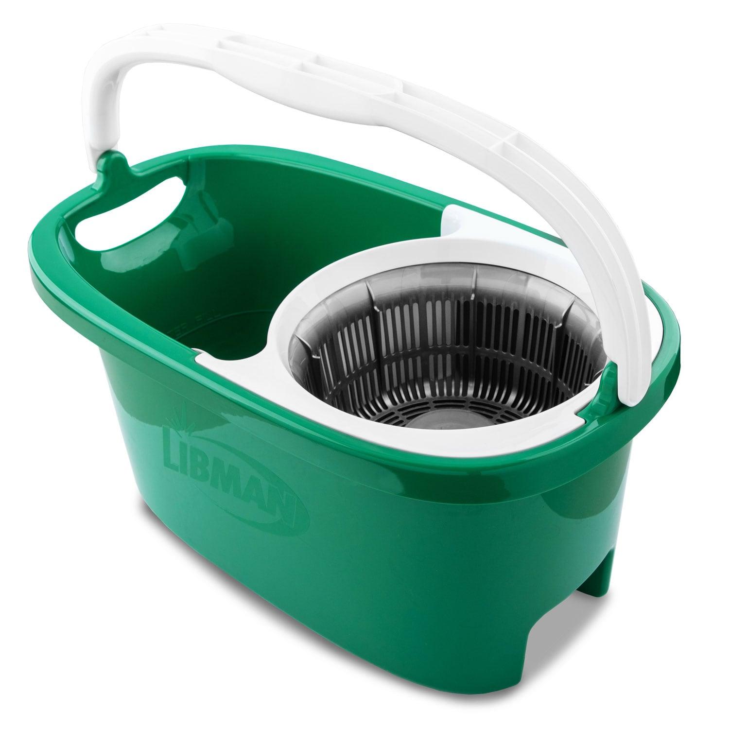 Libman Tornado Spin Mop and Bucket System | All-in-One Floor Cleaning Kit with Advanced Microfiber Head