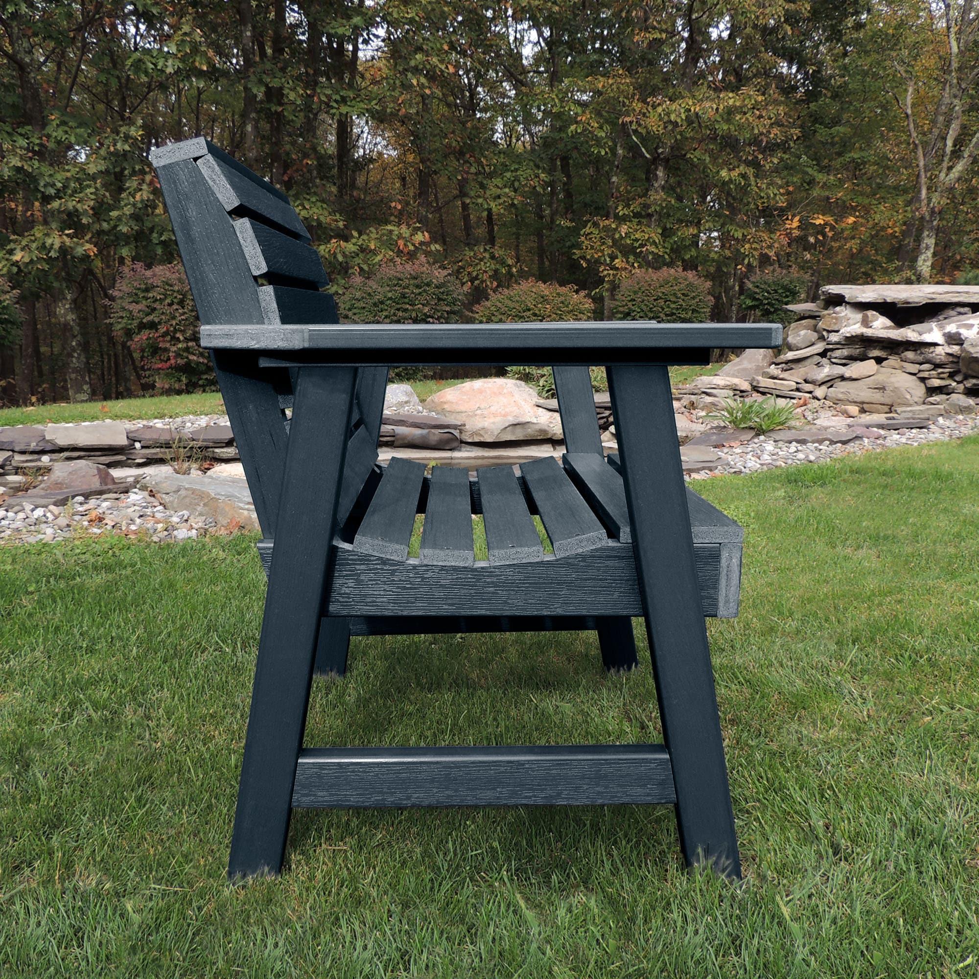 Highwood Weatherly Blue Outdoor Garden Chair