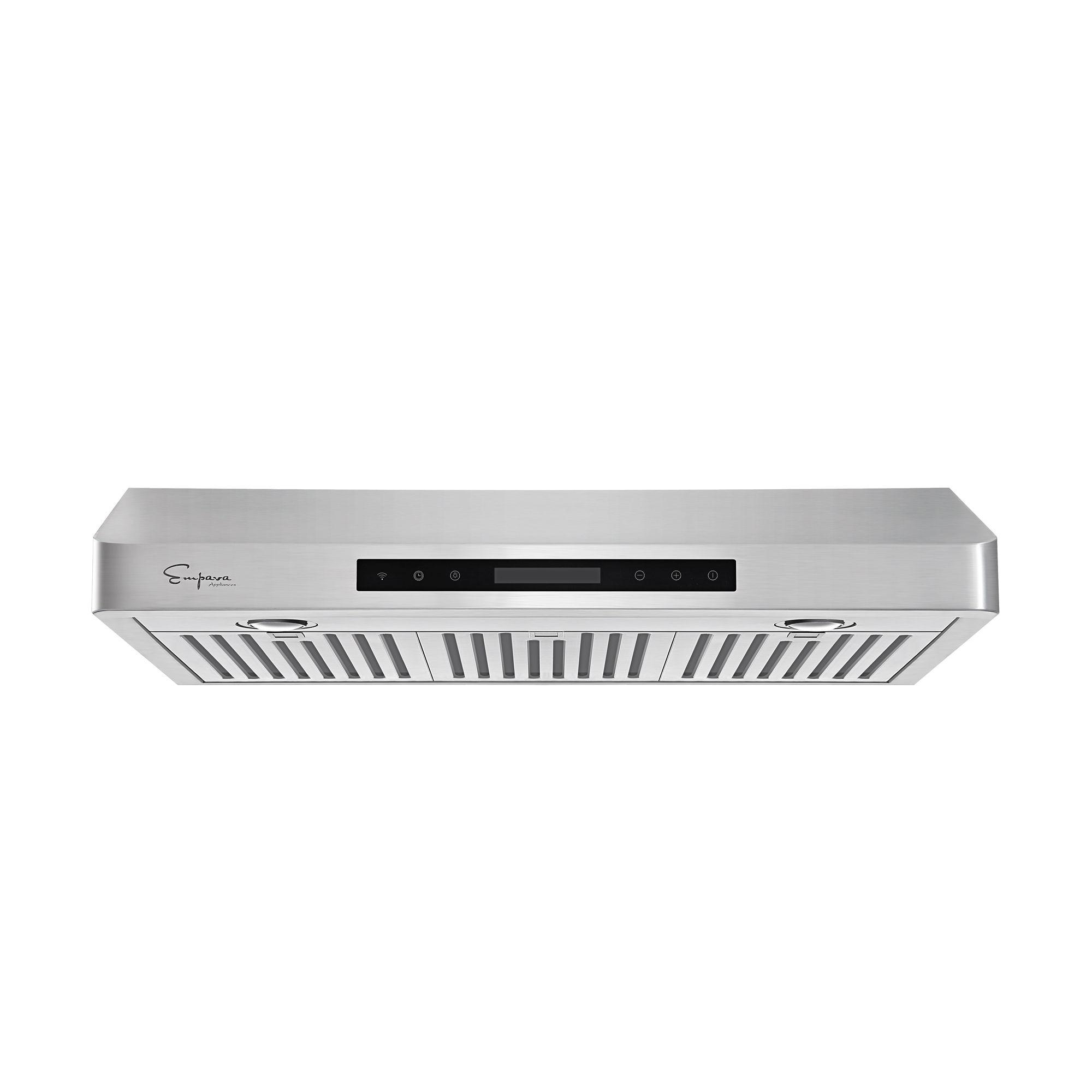 Empava 36" Metal 500 CFM Ducted (Vented) Wall Range Hood with Baffle Filter