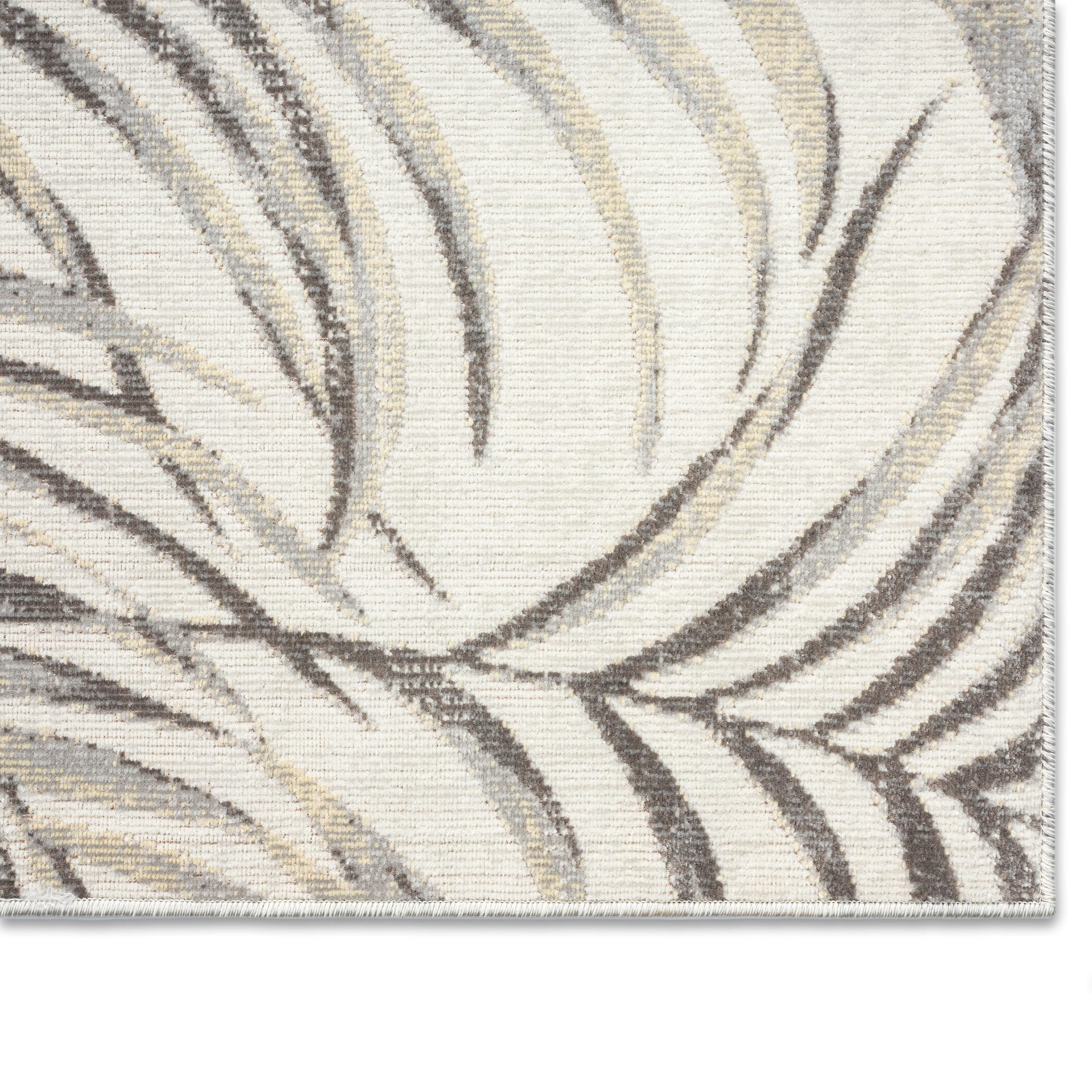 Tommy Bahama Malibu Palm Springs Coastal Indoor/Outdoor Area Rug, Ivory/Rust