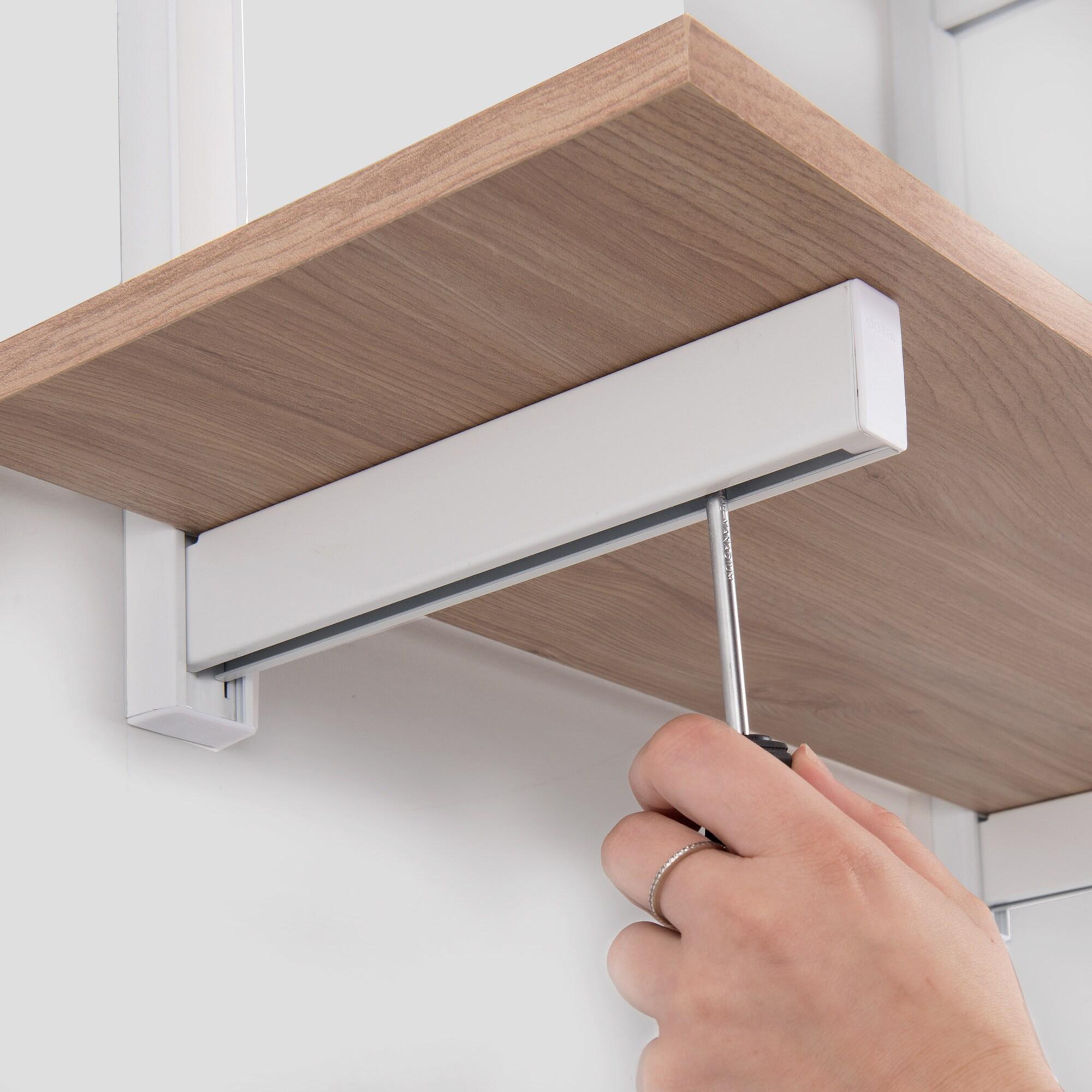 delta 24" W Wood 2-Tier Adjustable Premium Wall Shelves