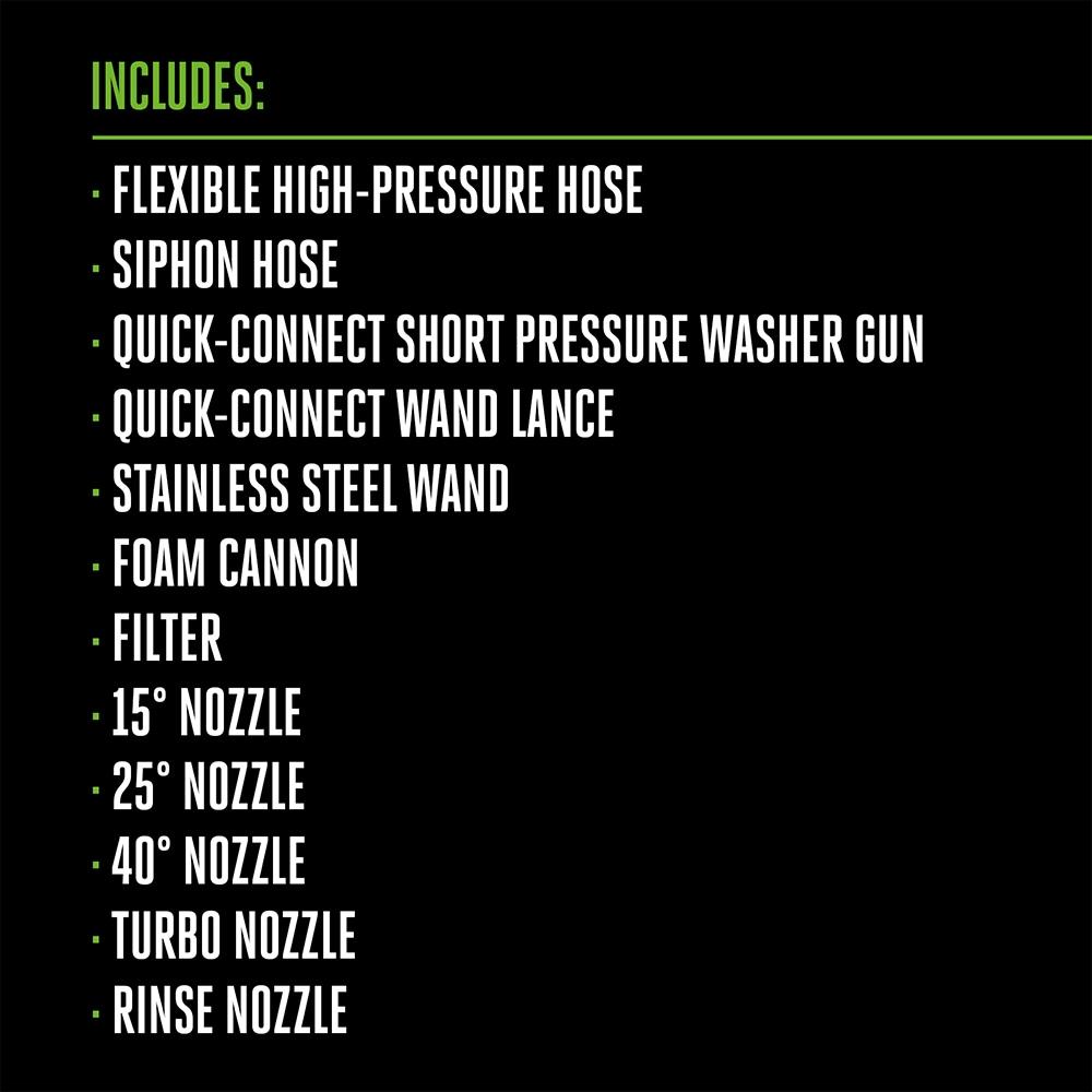 Ego Power+ 2100 Psi 1.2 Gpm Battery Powered Cold Water Pressure Washer With 4 Spray Nozzles Bare Tool