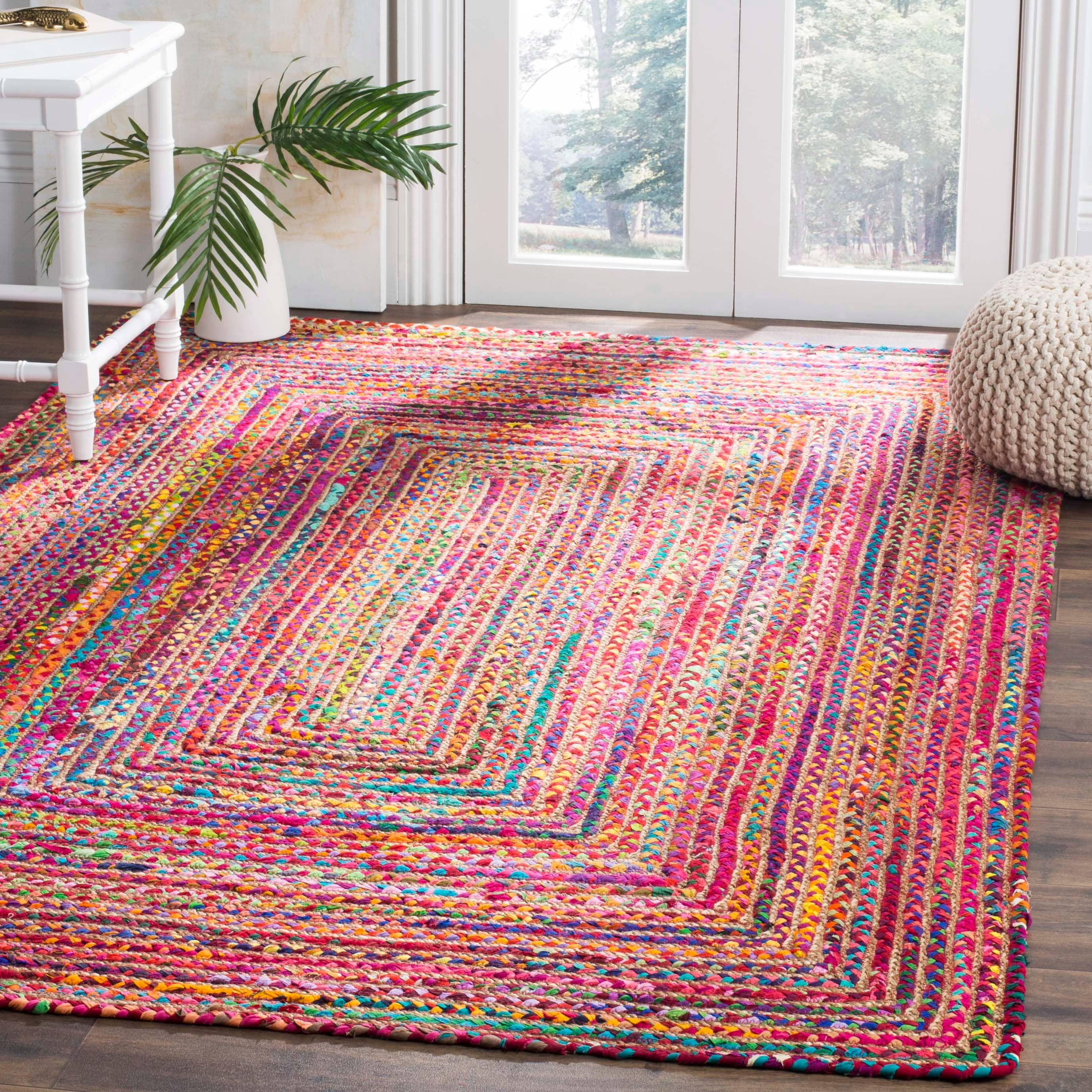 Cape Cod CAP202 Woven Indoor Accent Rug - Red/Multi - 3'x5' - Safavieh