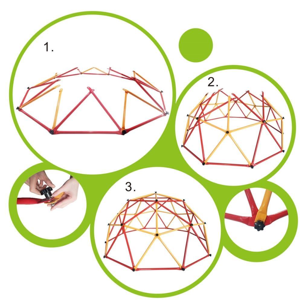 Tobbi 82.3'' W Metal Climbing Dome