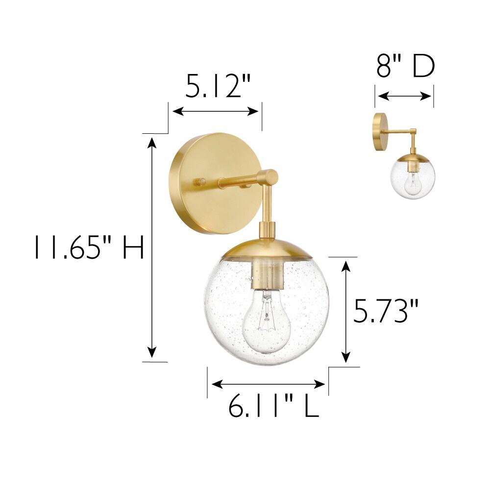 Design House  Gracelyn Wall Light in Satin Gold