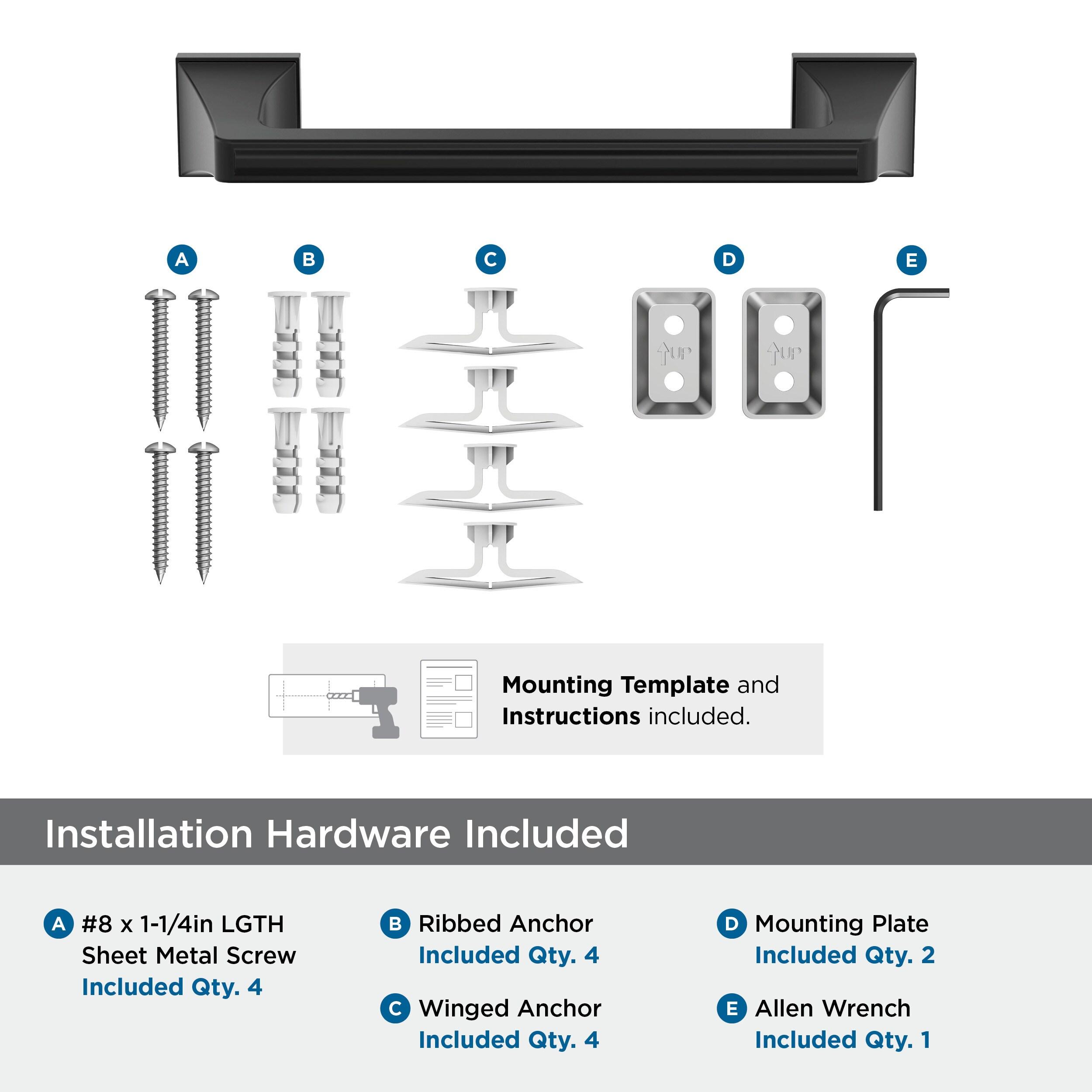 Amerock BH36025MB Mulholland Towel Bar