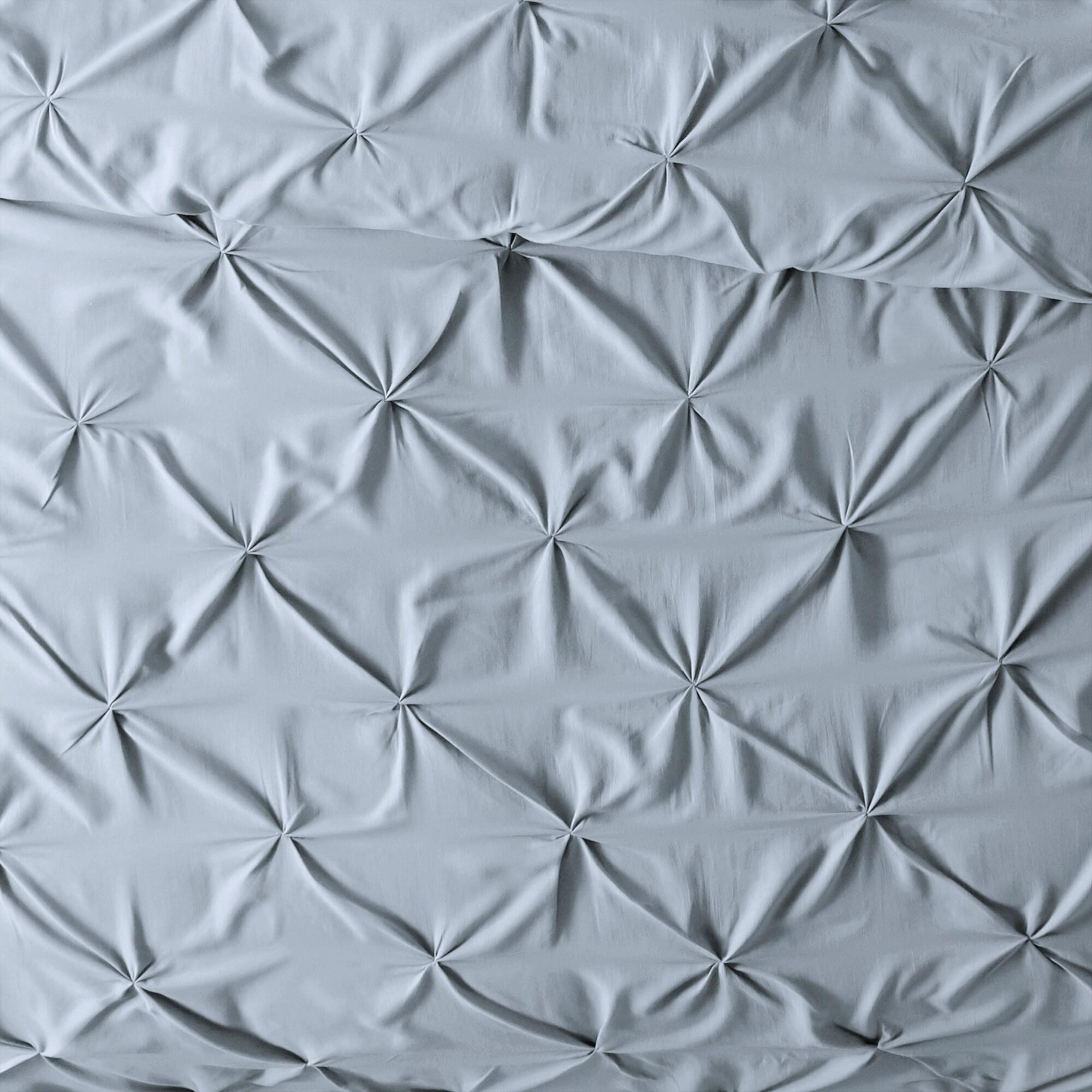 Becky Cameron Pinch Pleat Textured Duvet Cover Set