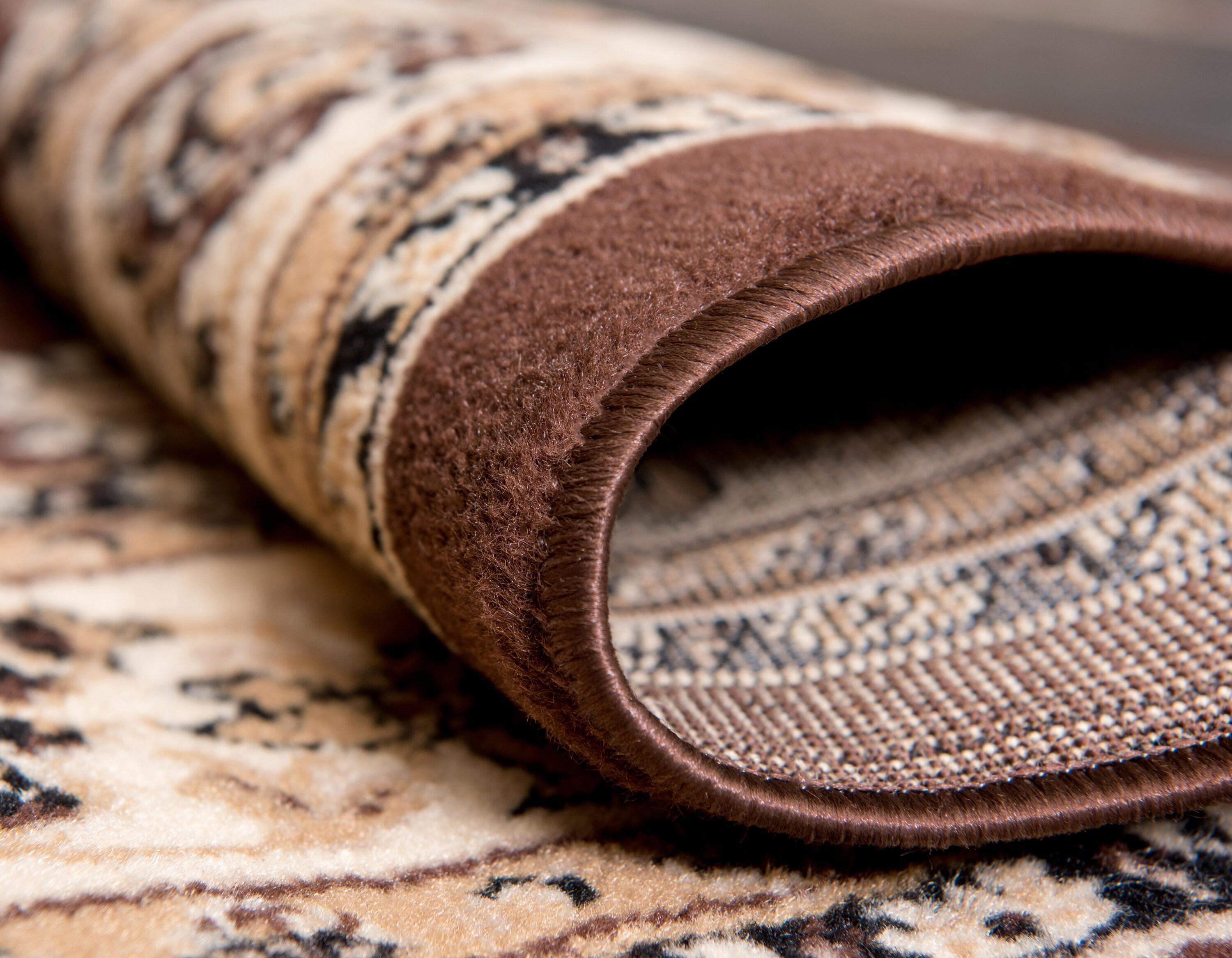 Unique Loom 7' 0 x 10' 0 Sialk Hill Washington Brown Area Rug