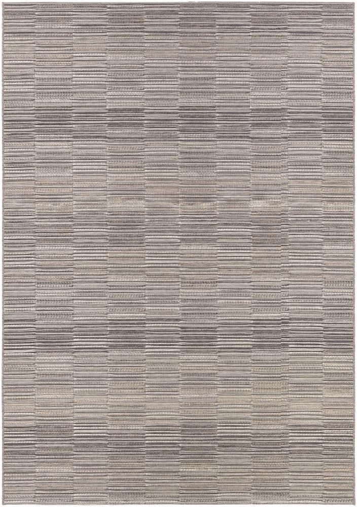 Couristan Cape Fayston Indoor/Outdoor Area Rug, 2'3" x 7'10" Runner, Silver-Charcoal