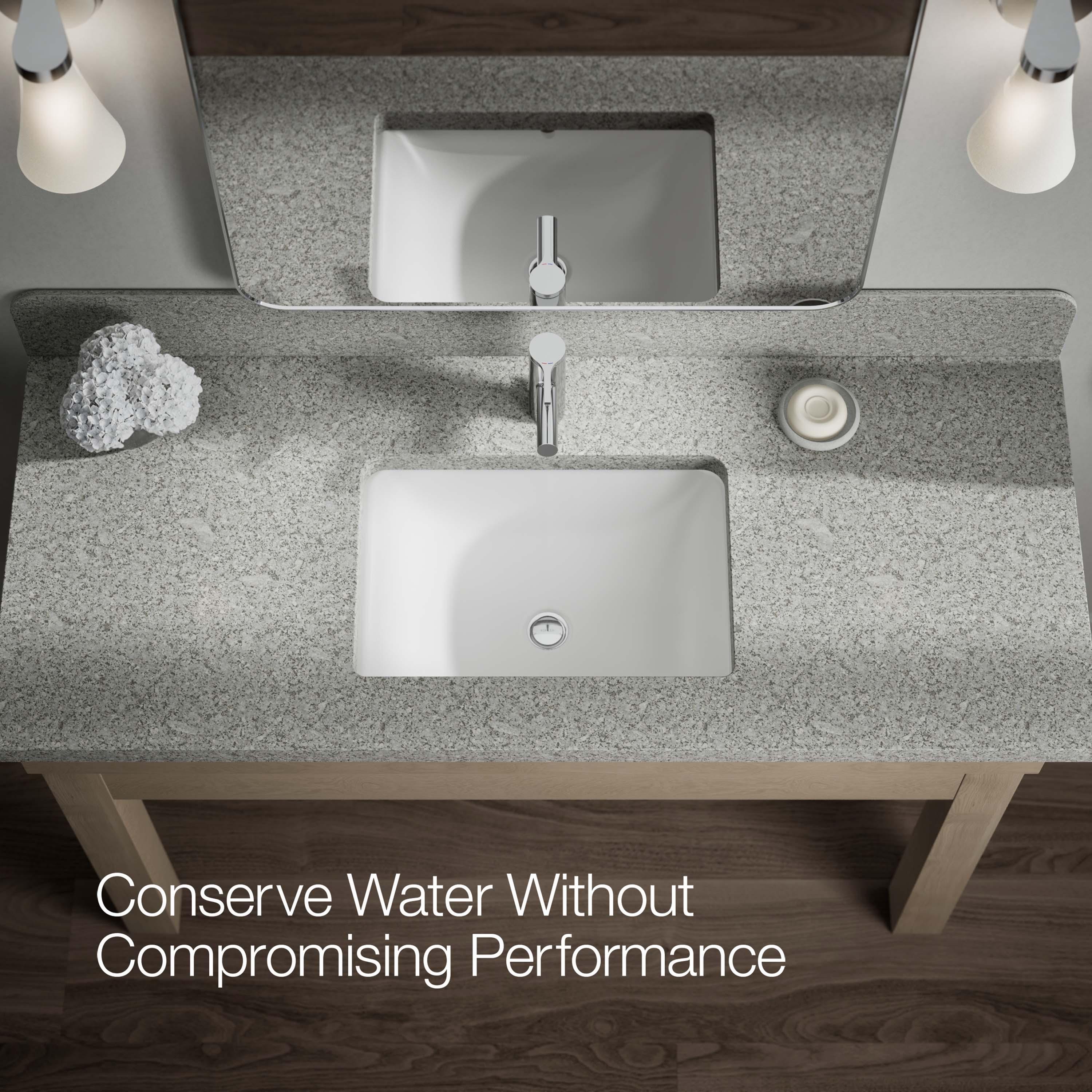 Kohler Elate Single-Handle Bathroom Faucet with Pop-Up Drain Assembly, One Hole Bathroom Sink Faucet, 1.2 gpm