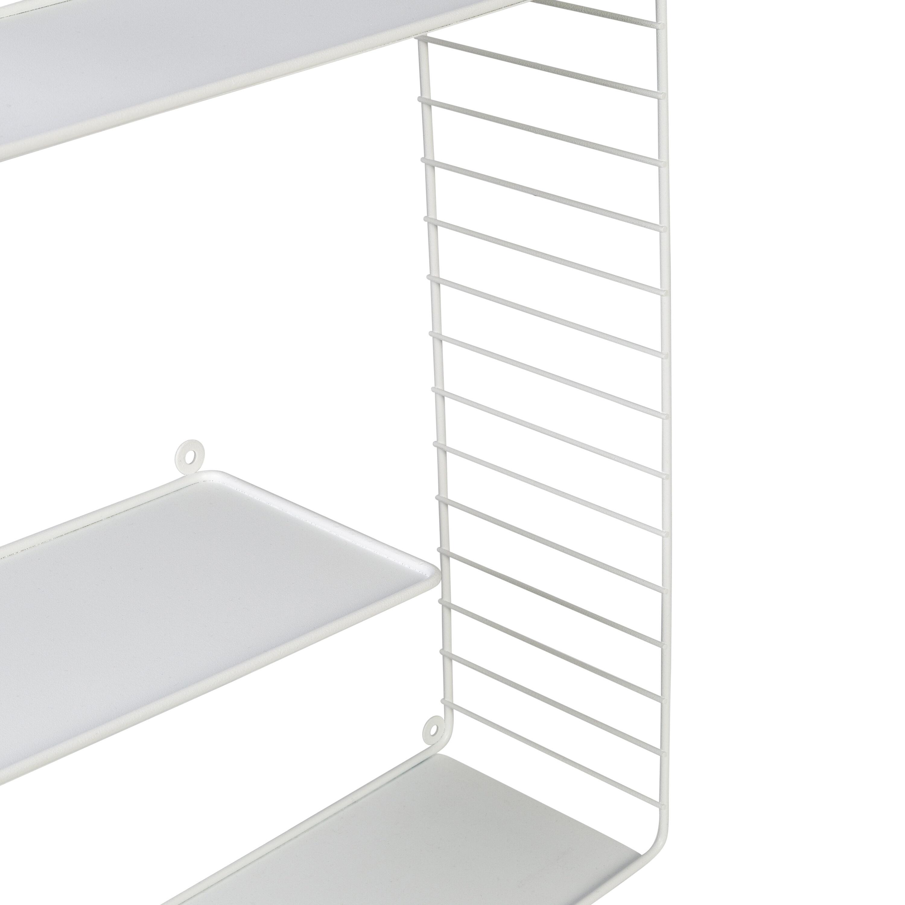 3-Tier Square Floating Wall Shelf