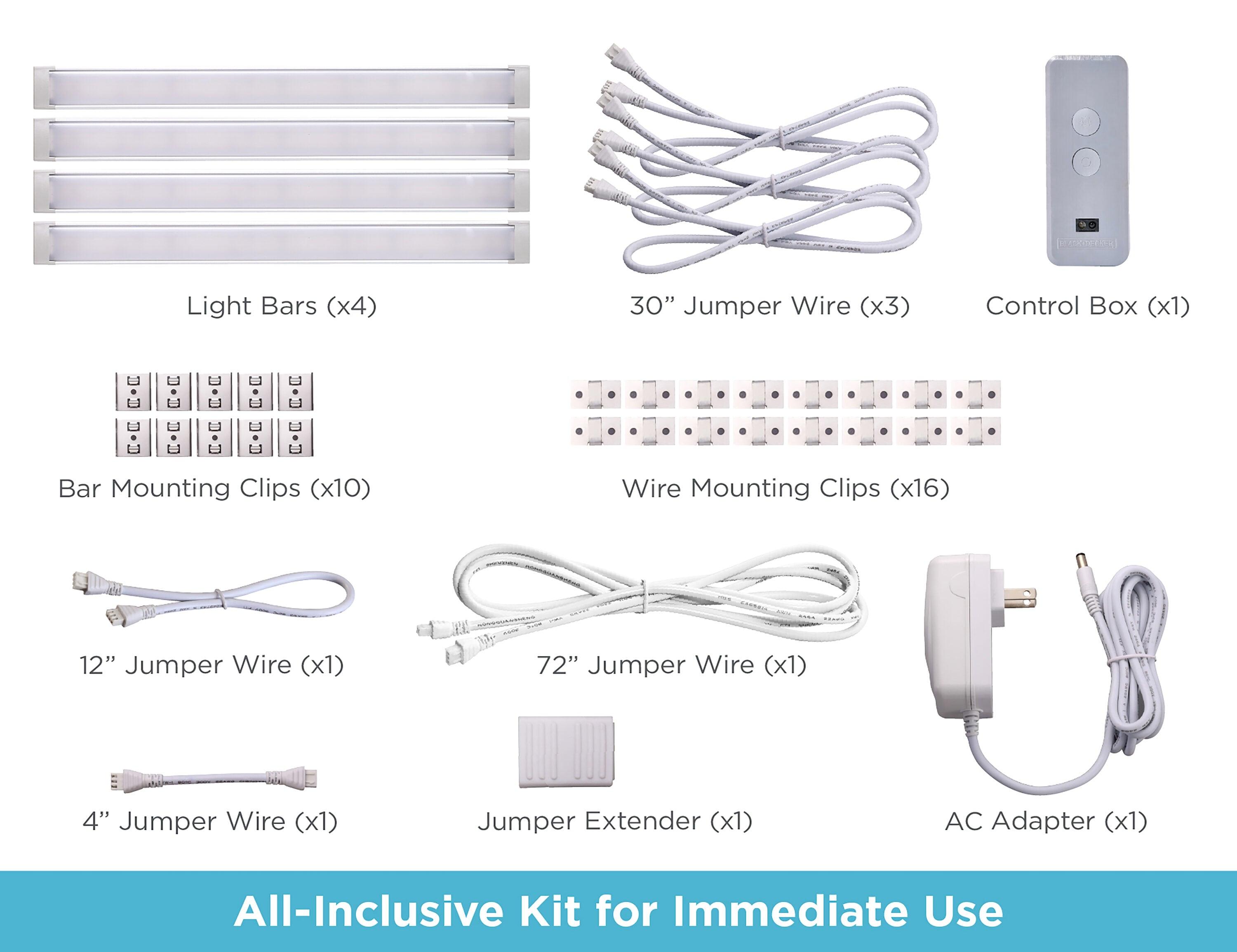 Alexa Compatible Smart LED Under Cabinet Lighting Kit with Motion Sensor