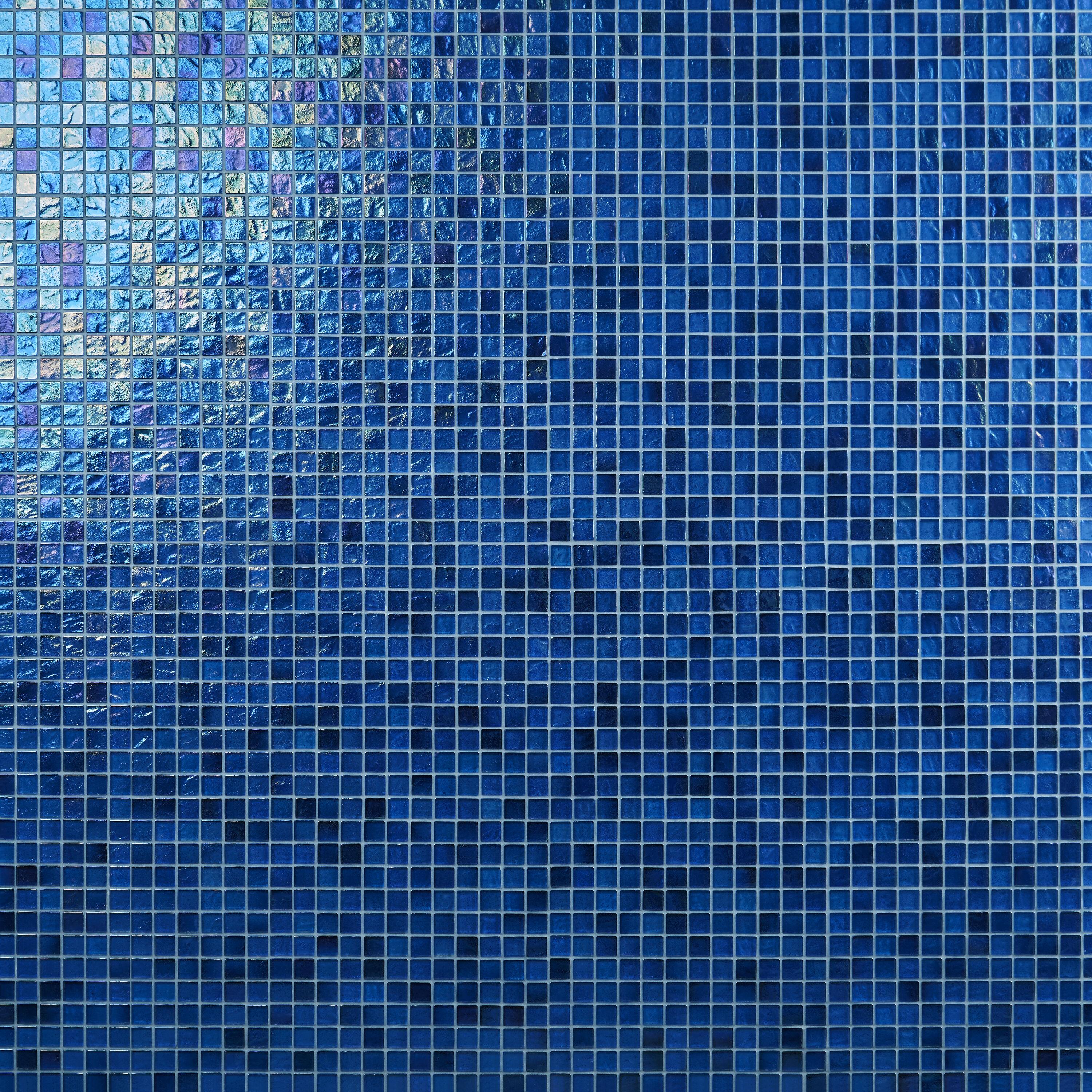 Speckle 11.73" x 11.73" Iridescent 1" Squares Glass Mosaic Wall Tile (0.95 Sq. Ft. / Sheet)