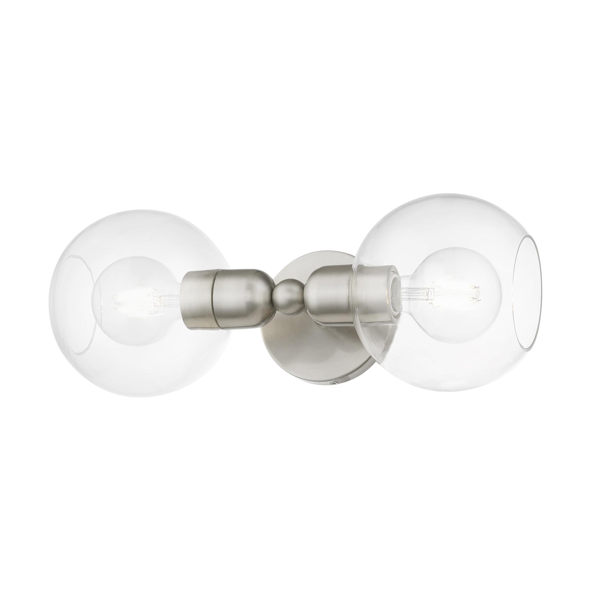 Livex Lighting Downtown 2 - Light Vanity in  Brushed Nickel