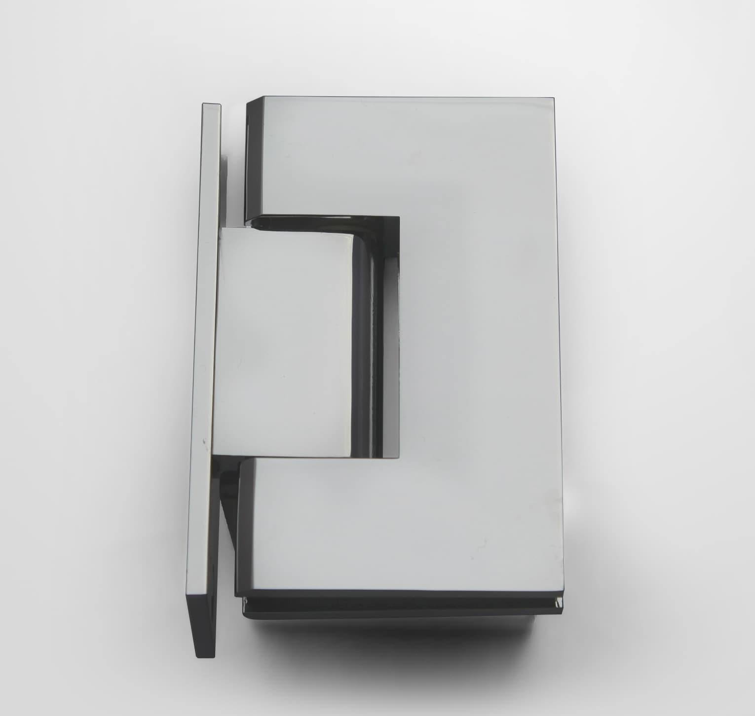 58 in. x 78 in. Fully Frameless Wall Hinge Shower Door