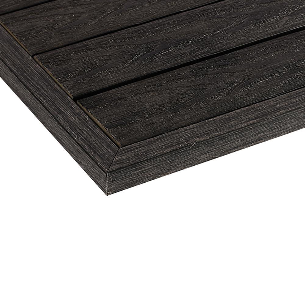 13" x 1" Composite Interlocking Outward Corner Deck Trim
