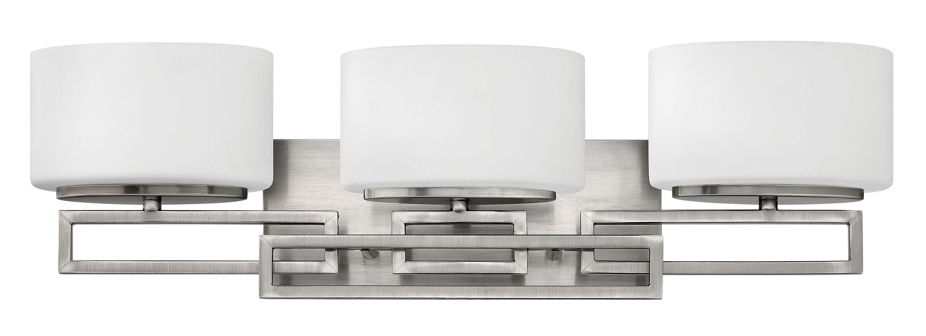 5103AN-LED-Hinkley Lighting-Lanza - 3 Light Bath Vanity in Transitional Style - 25 Inches Wide by 6.75 Inches High-Antique Nickel Finish-LED Lamping