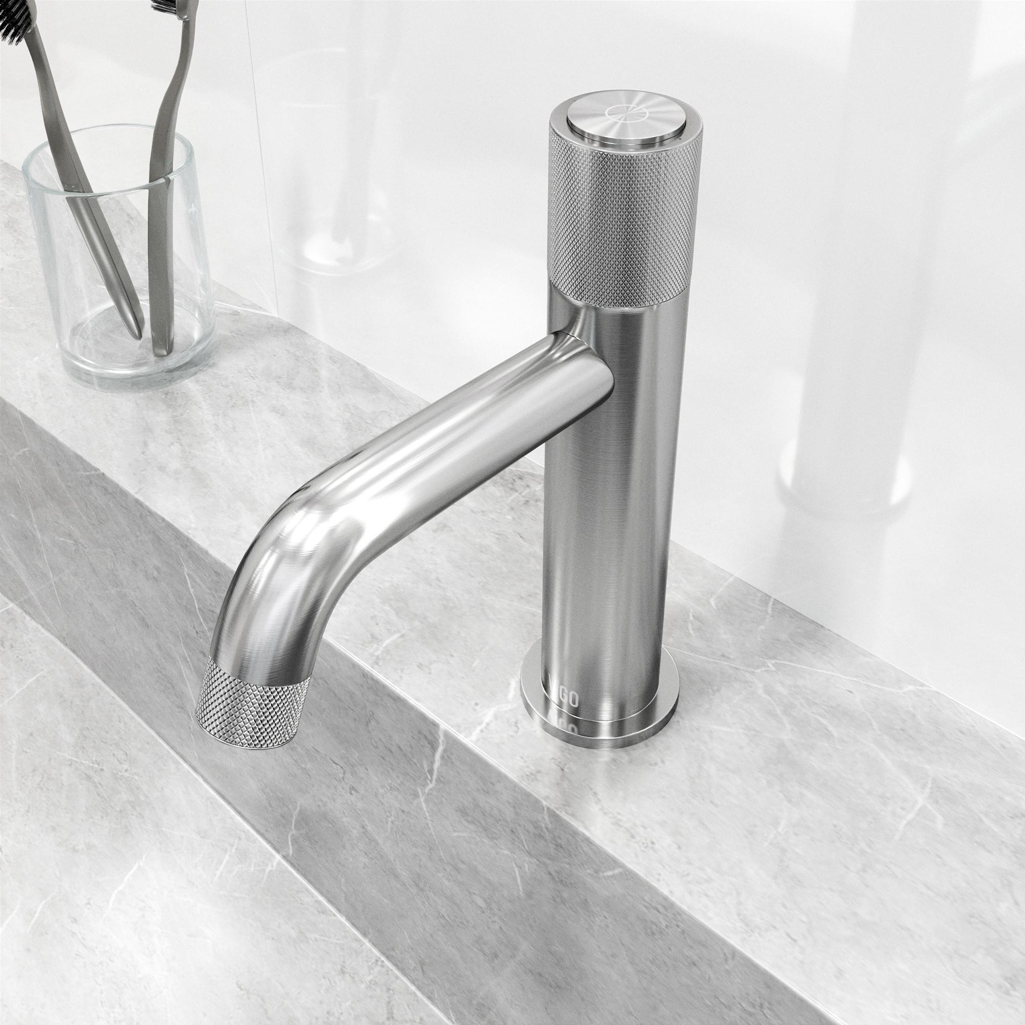 Apollo 8" H Single Handle Single Hole Bathroom Faucet